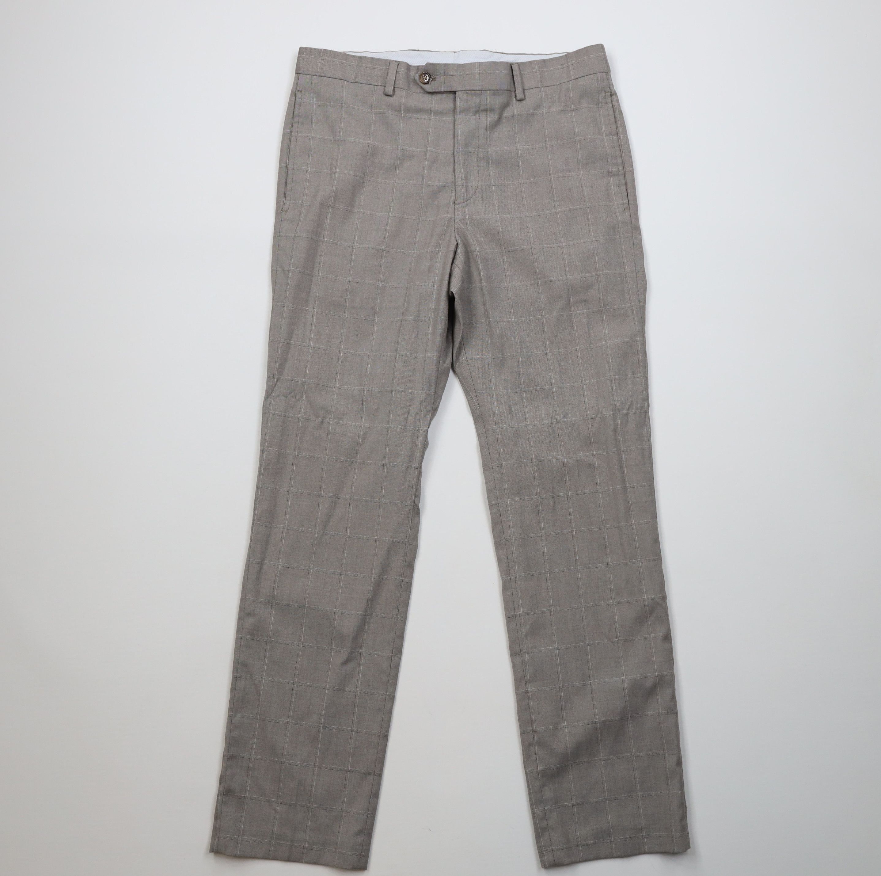 Ralph Lauren Ralph Lauren Straight Leg Chino Pants Trousers Gray Plaid Size US 32 / EU 48 - 1 Thumbnail