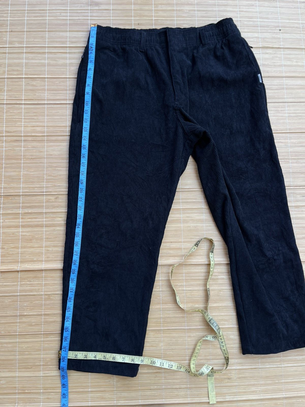 Japanese Brand Fieldcore corduroy triple black pants Size US 35 - 9 Thumbnail