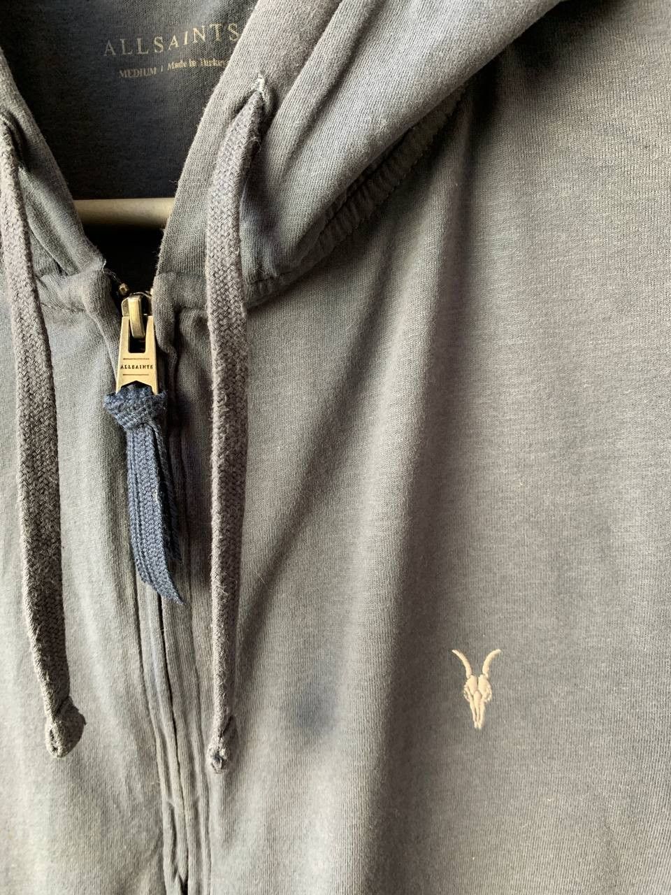 Allsaints AllSaints Hoodie Grey Full Zip Ram Casual Lightweight Size US M / EU 48-50 / 2 - 12 Thumbnail