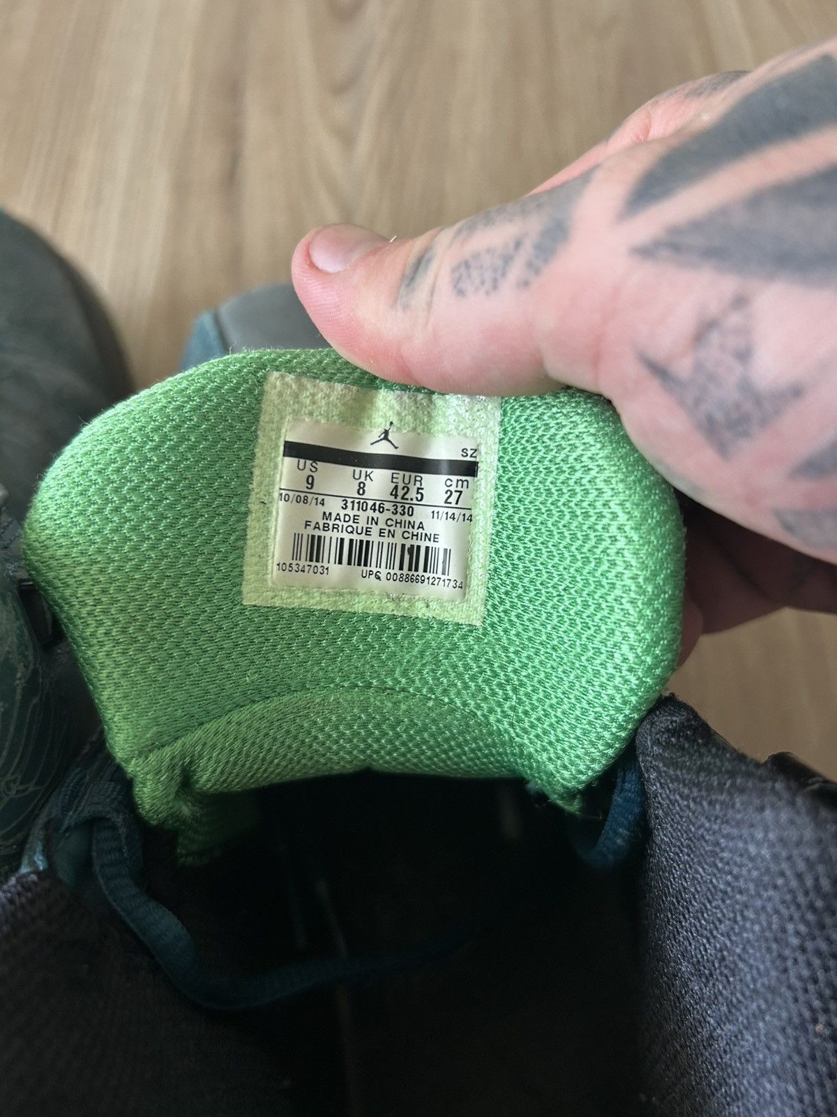 Jordan Brand 2014 Jordan Dub Zero Teal Size US 9 / EU 42 - 7 Thumbnail