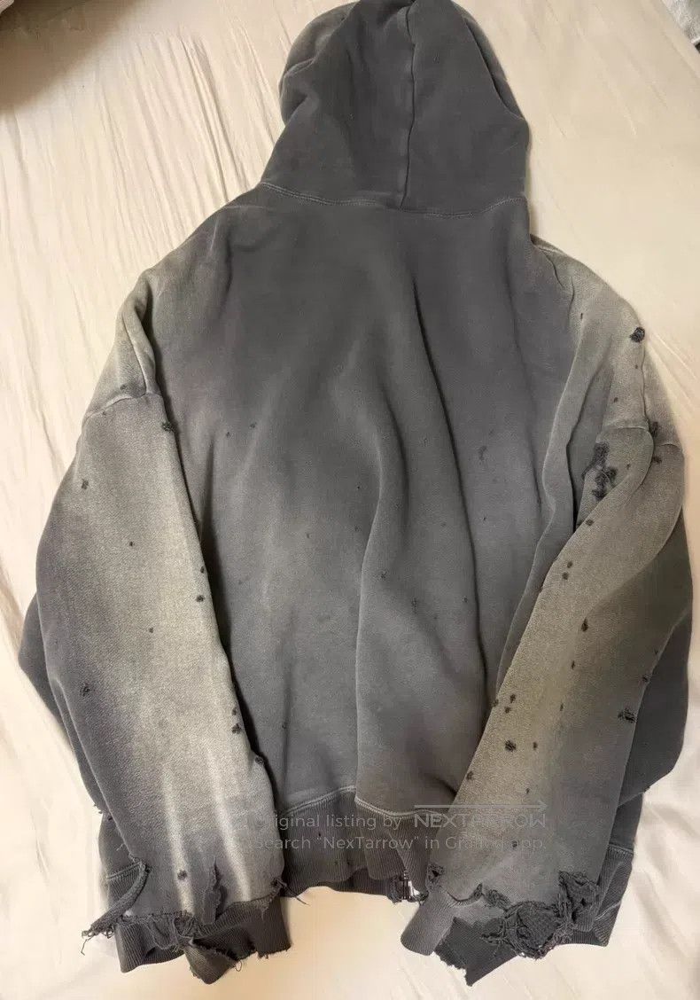 Saint Michael Saint Michael Worn-out hooded sweatshirt Size US L / EU 52-54 / 3 - 5 Thumbnail