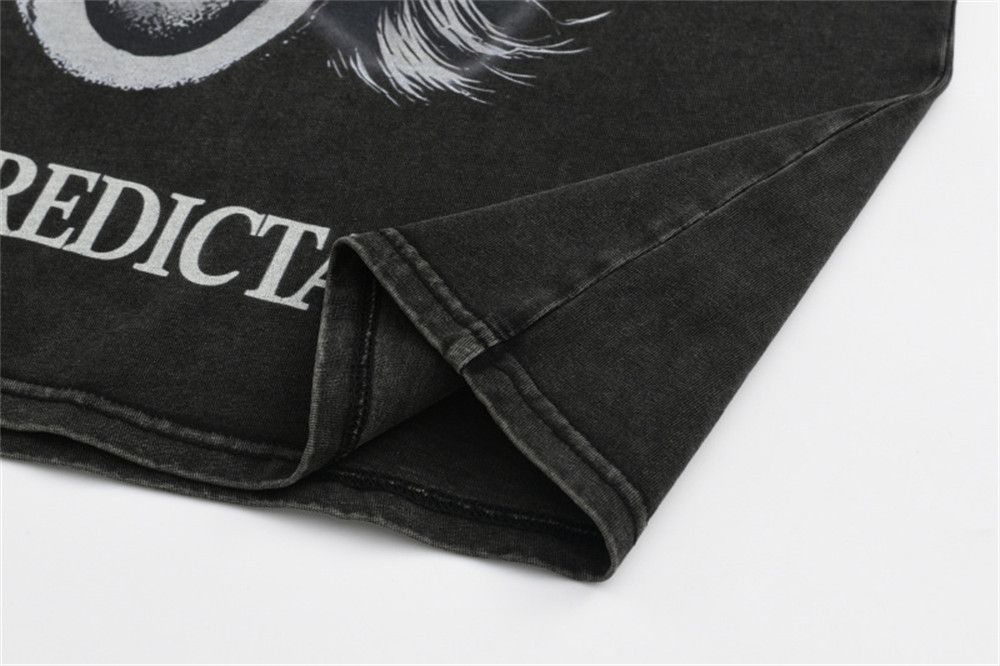 Vintage Men's Distressed T-Shirt with Parody Portrait Print Size US M / EU 48-50 / 2 - 4 Thumbnail