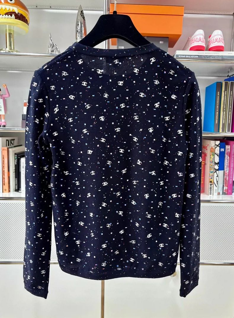 Chanel Chanel 20S roof series show dark blue full of stars cc lon Size XXS / US 00 / IT 34 - 2 Thumbnail