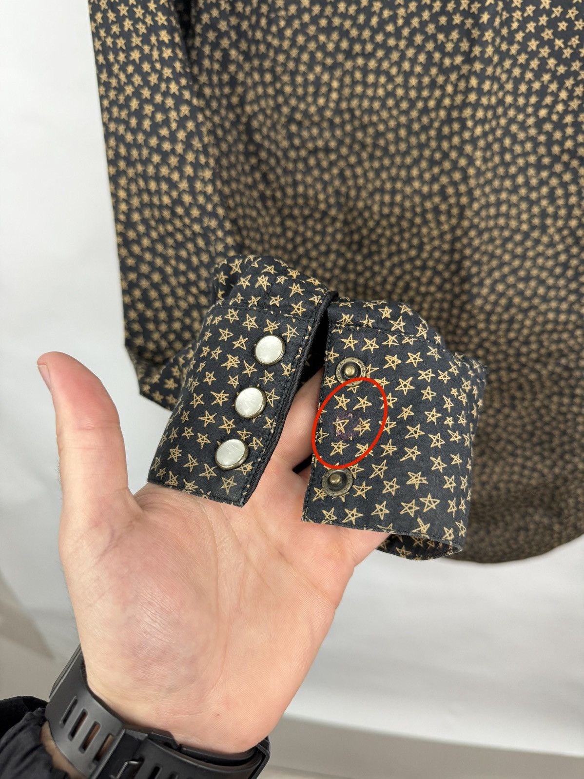 Jean Paul Gaultier 🇫🇷 Vintage 90s Jean Paul Gaultier Star Print Archive Shirt Size US M / EU 48-50 / 2 - 11 Thumbnail