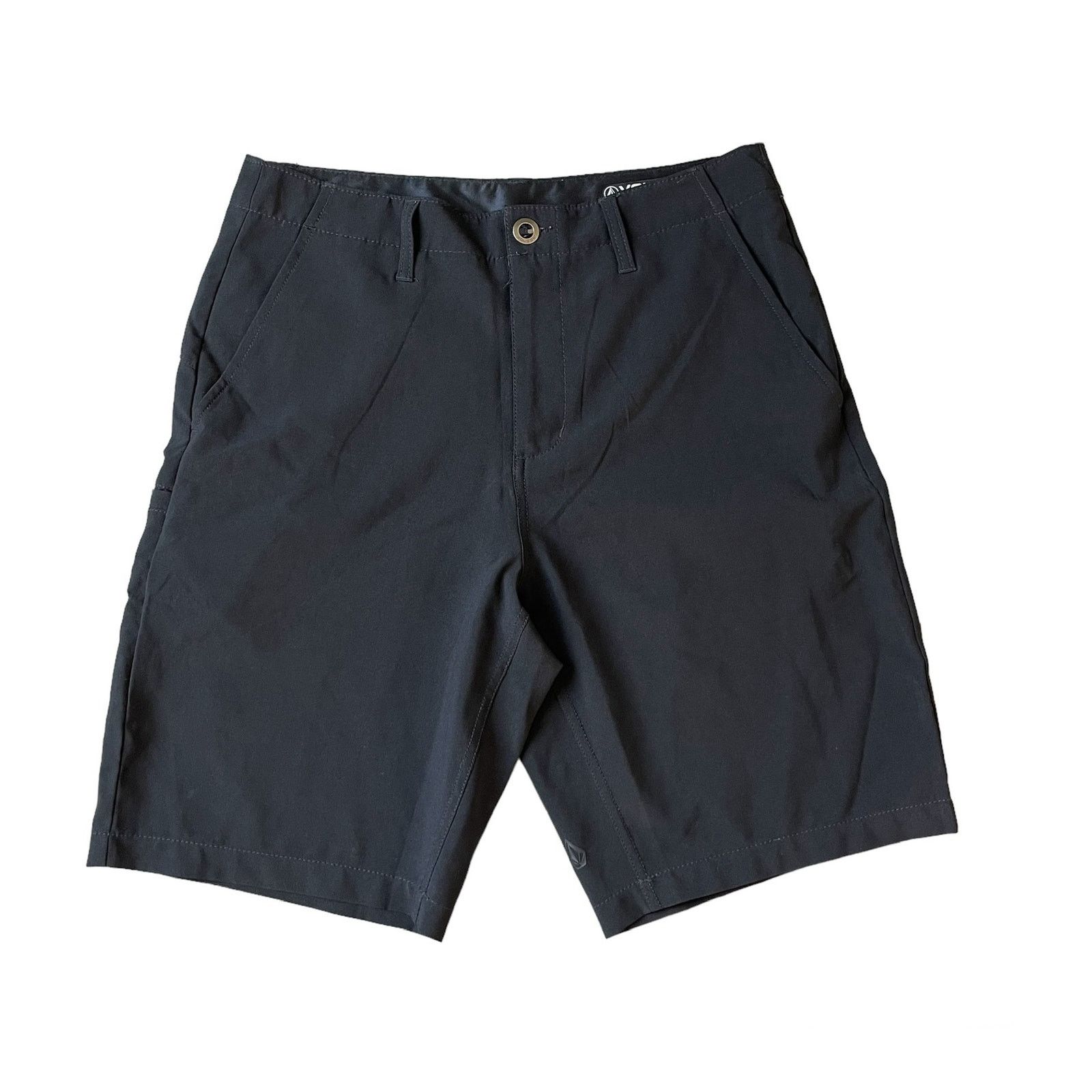 Volcom Volcom Surf & Turf Stretch Hybrid Black Flat Front Shorts Size US 31 - 1 Thumbnail