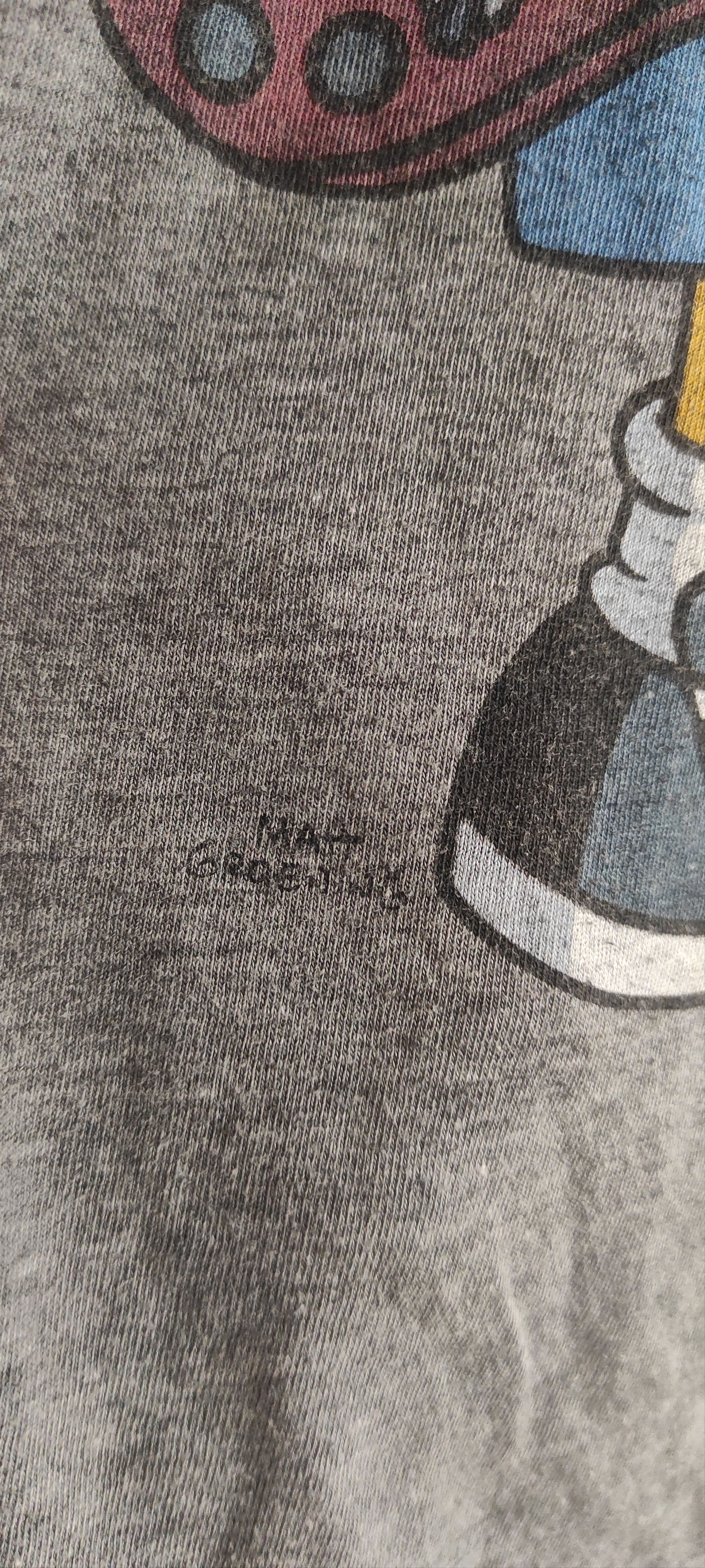 Pull & Bear × The Simpsons × Vintage Vintage The Simpsons Animated T-Shirt,Classic Graphic Tee Size US XL / EU 56 / 4 - 6 Thumbnail