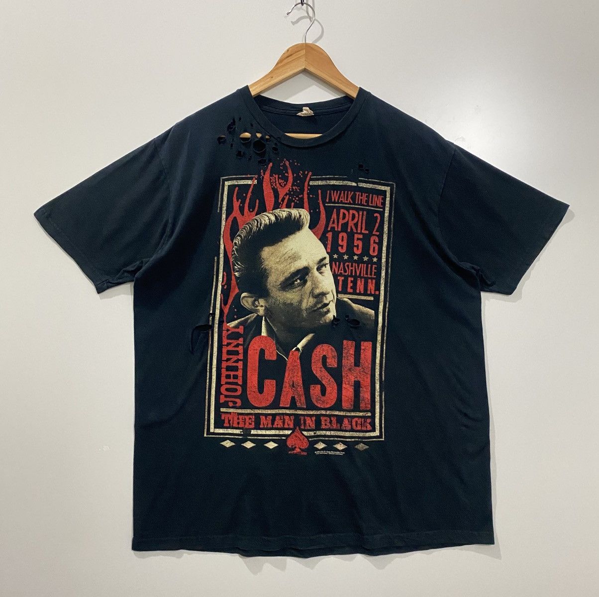 Band Tees JOHNNY CASH Size US XL / EU 56 / 4 - 1 Thumbnail