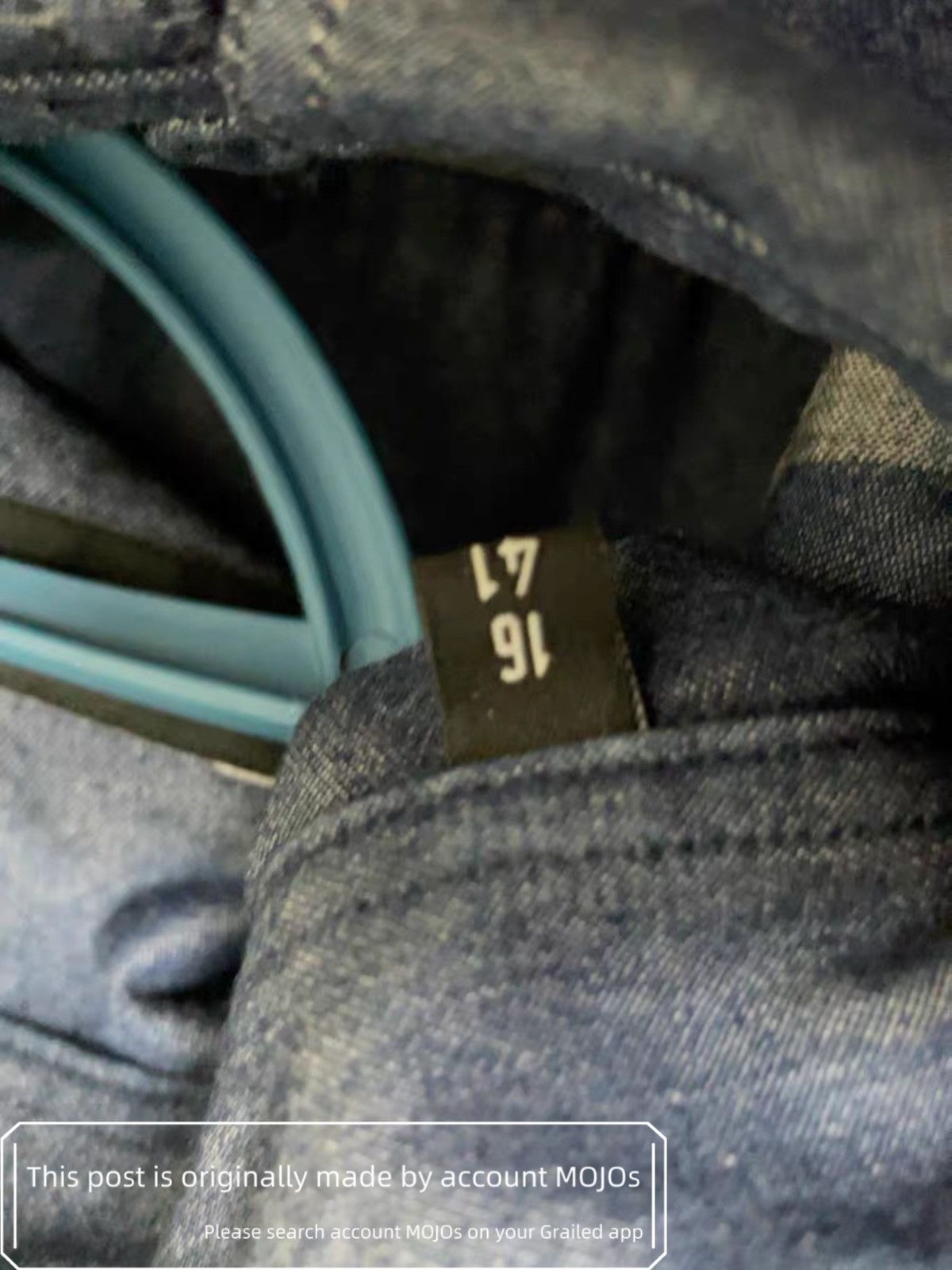 Givenchy Sz 41 Givenchy Raw & Wash Denim Joint Shirt mojos1654 Size US L / EU 52-54 / 3 - 6 Thumbnail