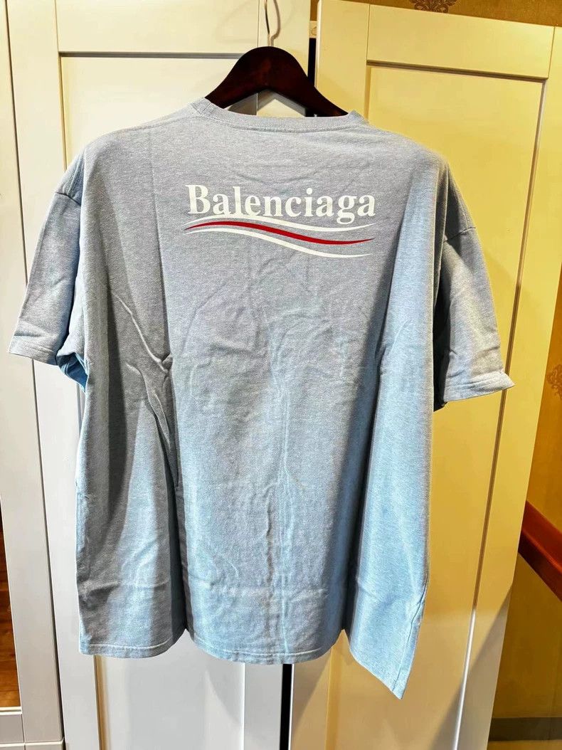 Balenciaga Balenciaga Haze Blue Cola Sleeve Size US XL / EU 56 / 4 - 1 Thumbnail