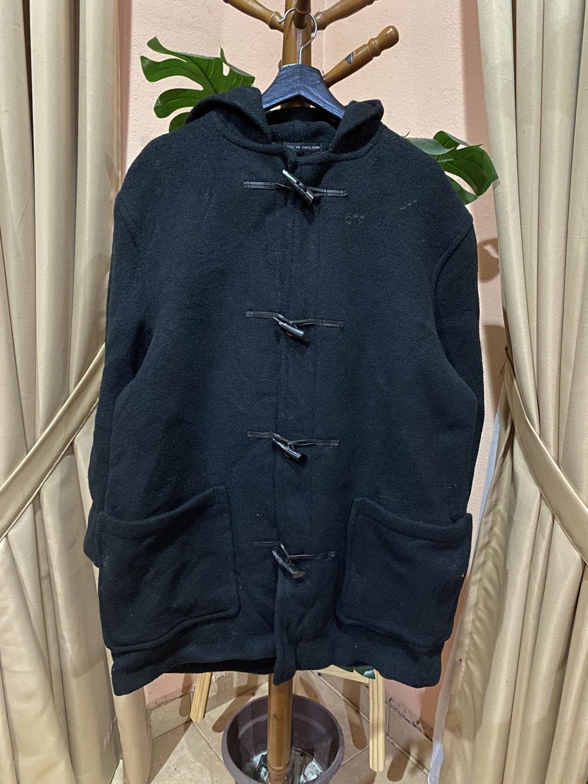 Gloverall Vintage Gloverall Black Wool Duffle Coat - Made in England Size US M / EU 48-50 / 2 - 1 Thumbnail