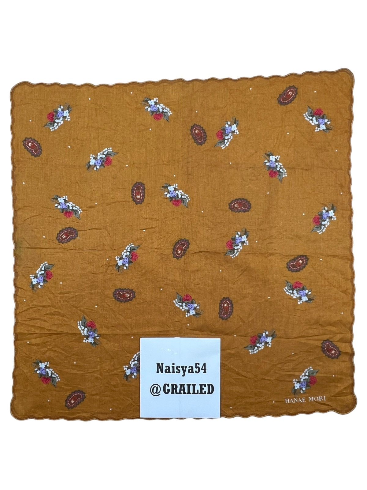 Hanae Mori Hanae Mori Handkerchief Neckerchief Bandana Pocketsquare Size ONE SIZE - 6 Thumbnail