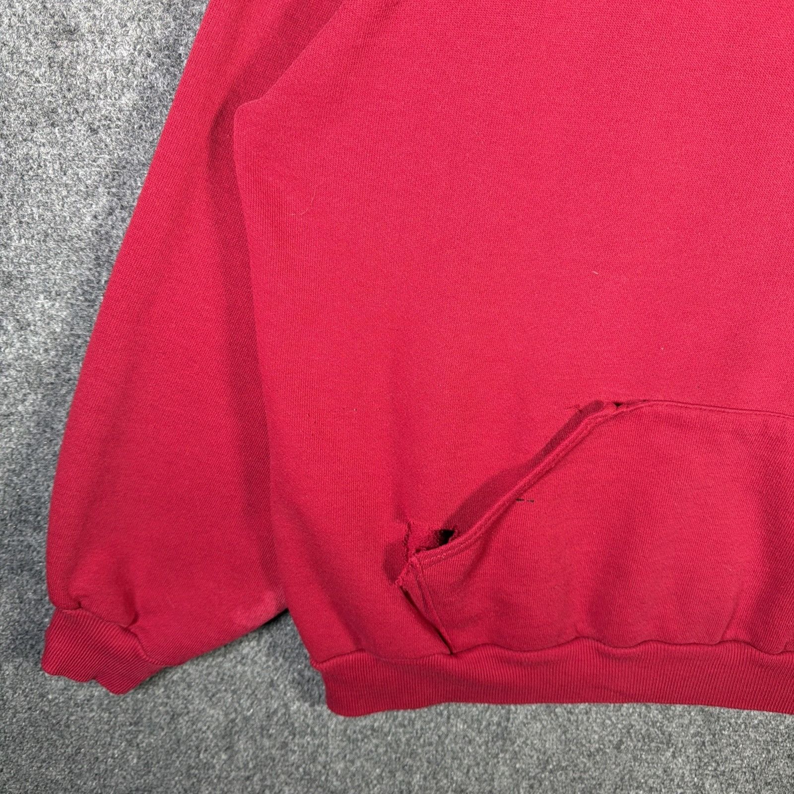 Russell Athletic True Vintage Hoodie Mens XL Red 70s Stanford Russell College Size US XL / EU 56 / 4 - 3 Thumbnail