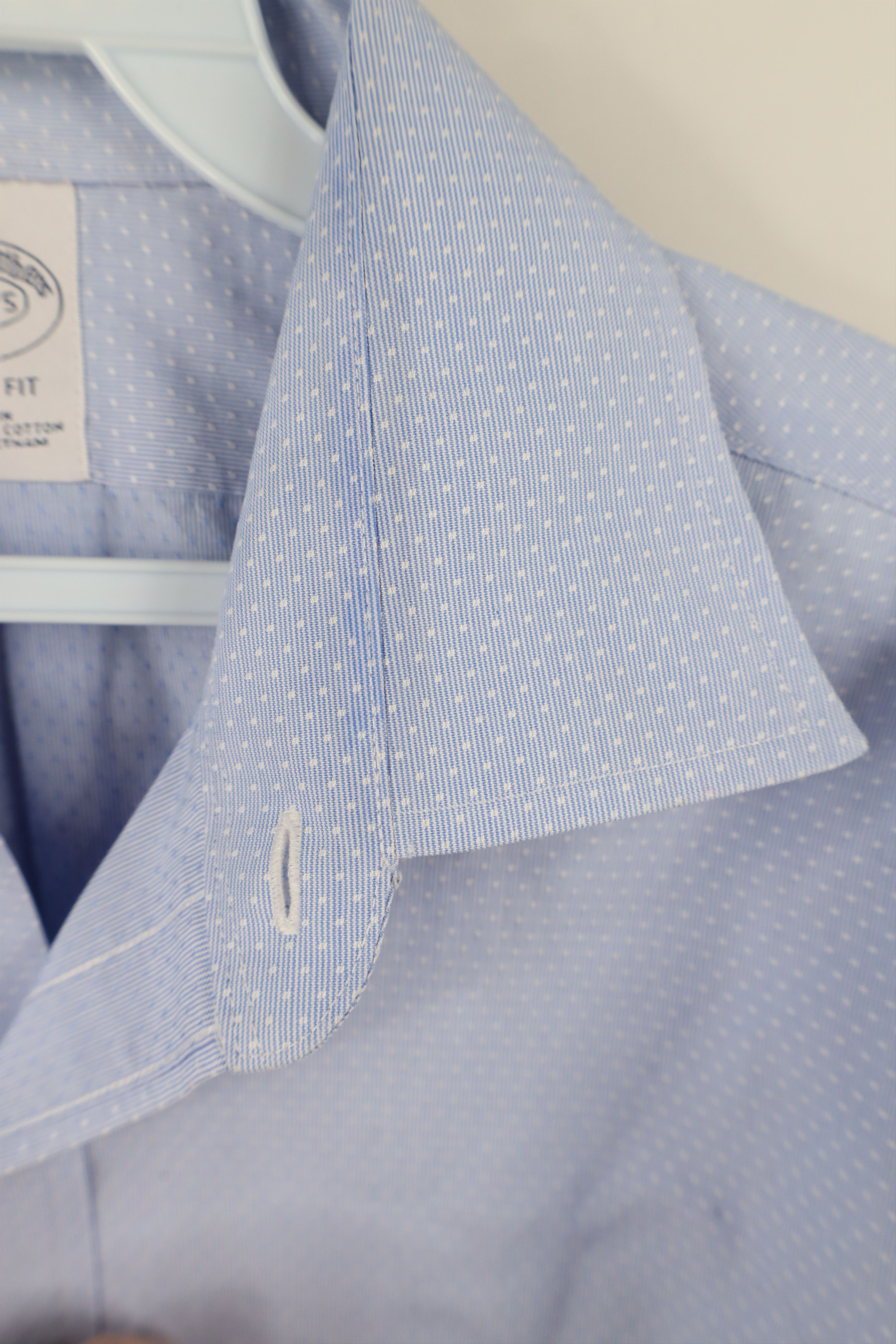Brooks Brothers × Vintage Vintage Brooks Brothers Non Iron Polka Dot Button Shirt Size US M / EU 48-50 / 2 - 8 Thumbnail