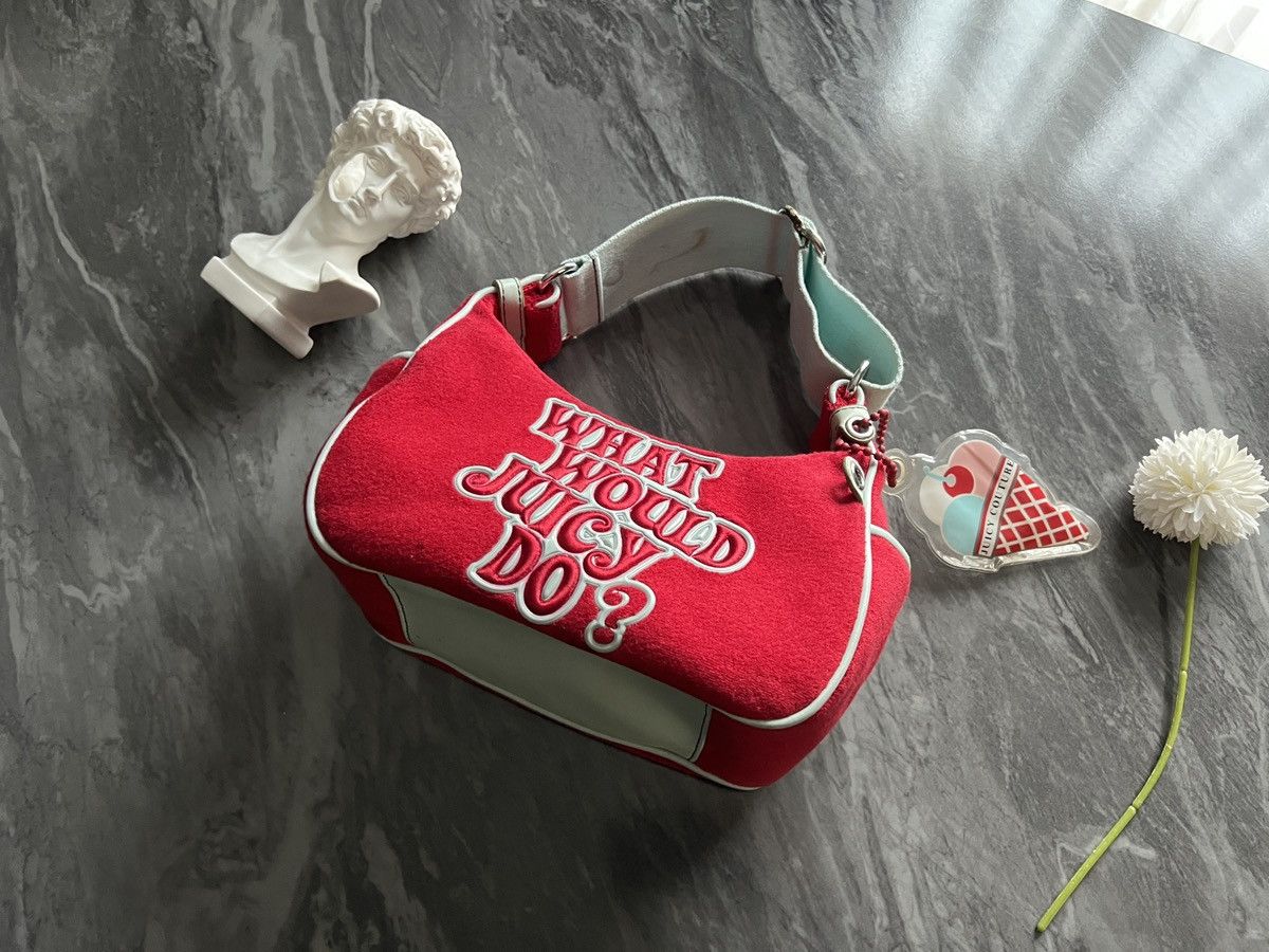 Juicy Couture × Vintage Juicy Couture : What Would Juicy Do ? Bag Cheery Red + Gift Size ONE SIZE - 3 Thumbnail