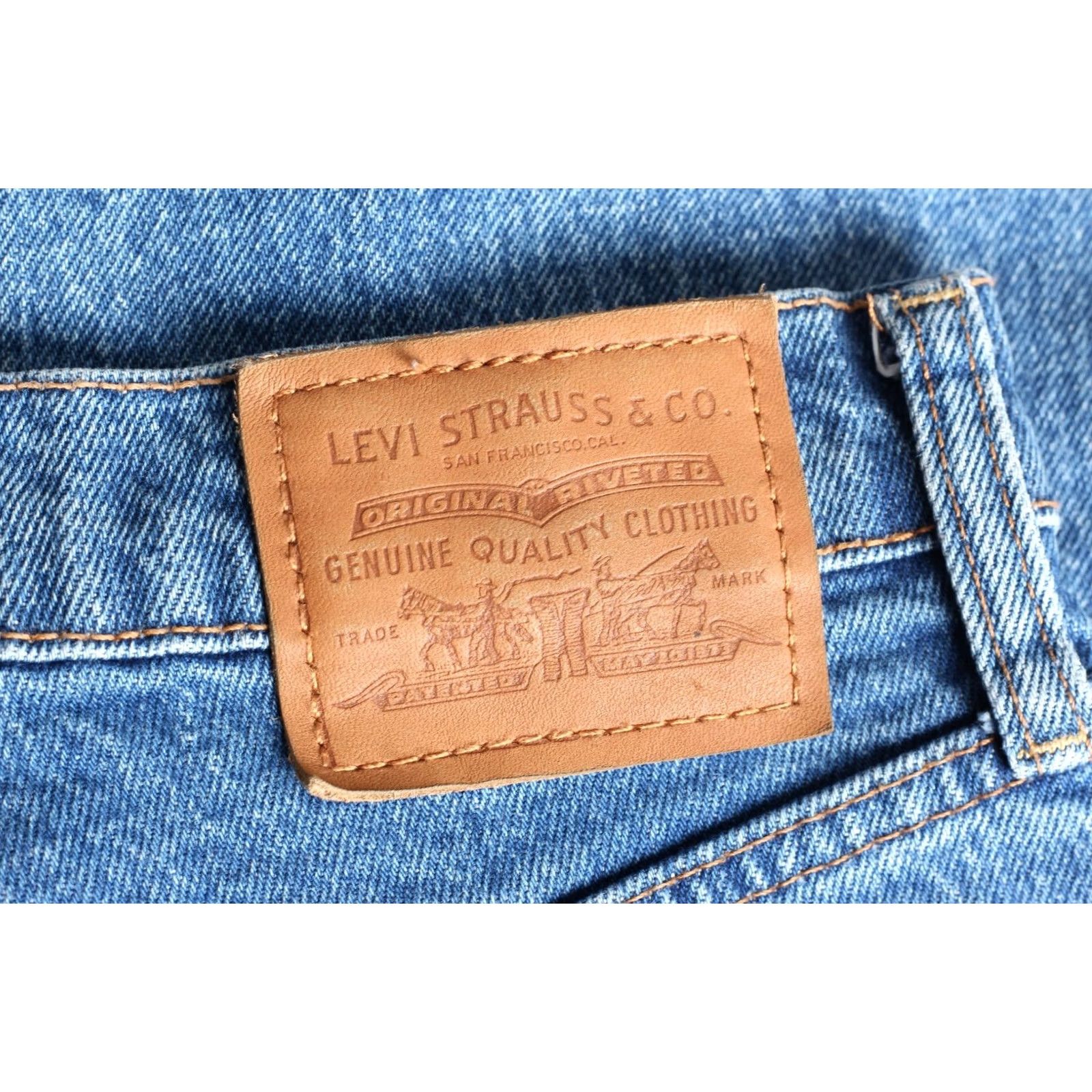 Levi's LEVI’S RIBCAGE STRAIGHT PREMIUM Jeans Women W25 L29 Stretch DZ7568 Size 42" / US 20 - 4 Thumbnail