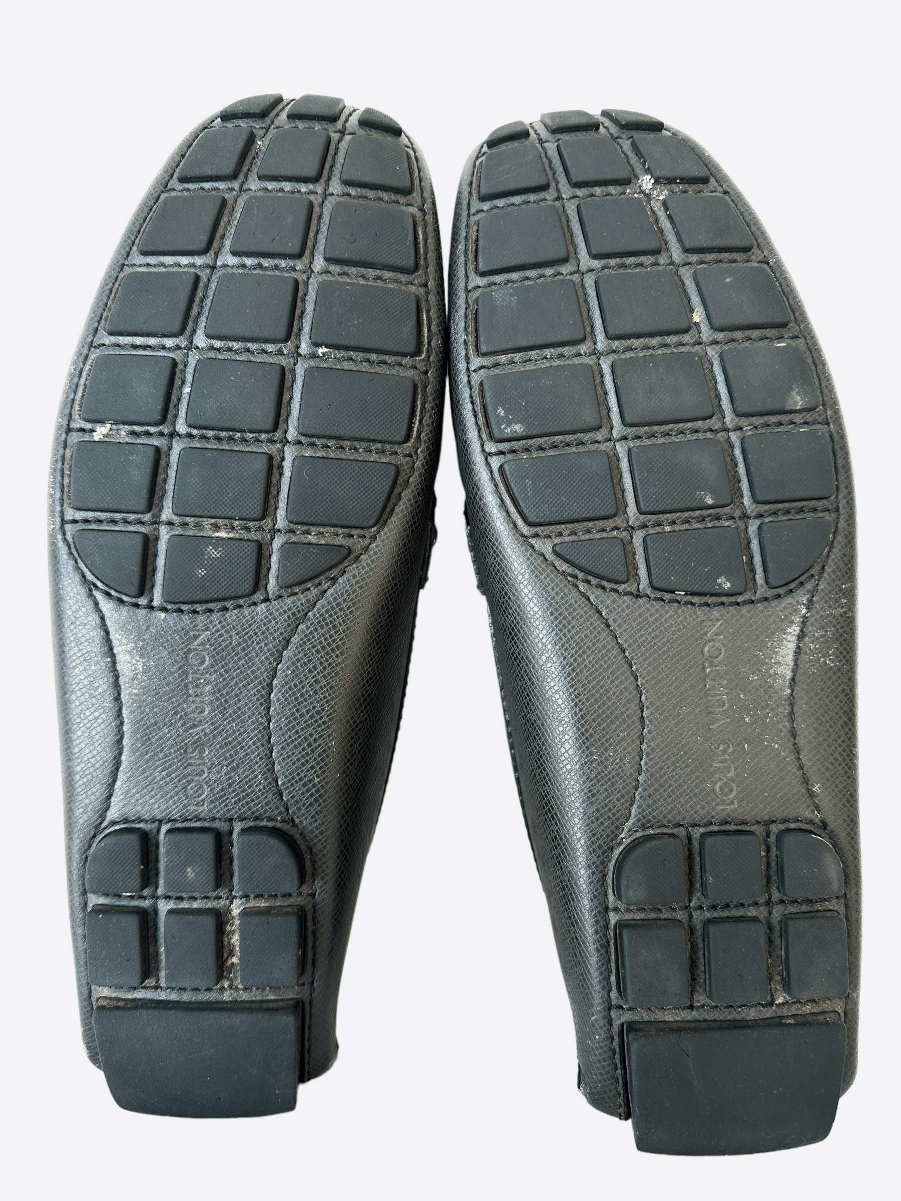 Louis Vuitton Louis Vuitton Dark Navy Logo Loafers Size US 11 / EU 44 - 6 Thumbnail