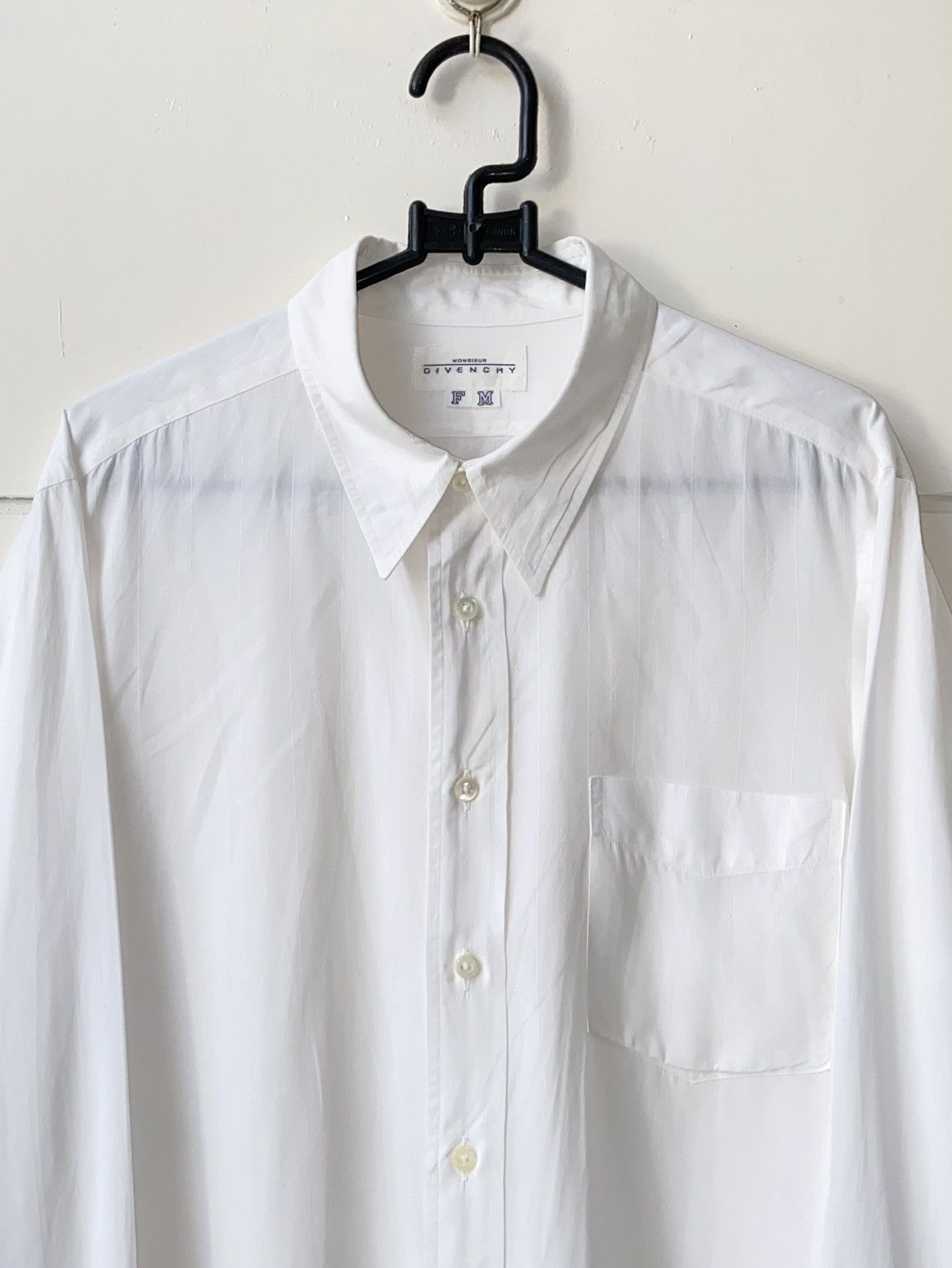 Givenchy GIVENCHY MONSIEUR White Shirt Size US S / EU 44-46 / 1 - 13 Thumbnail