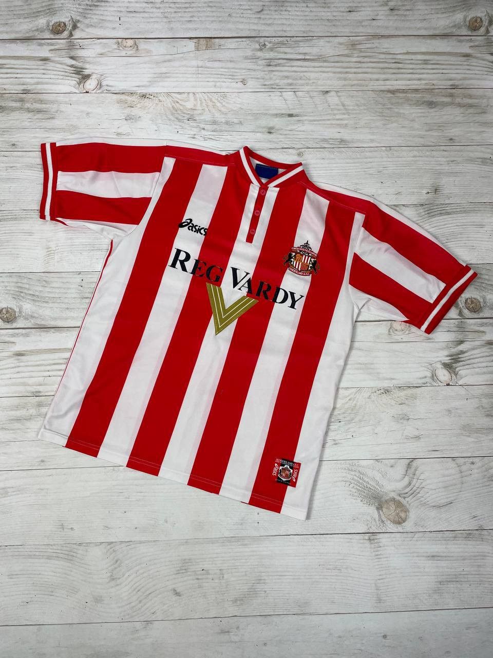 Asics Vintage Asics Sunderland 1999 2000 Home Soccer Shirt Jersey Size US M / EU 48-50 / 2 - 1 Thumbnail