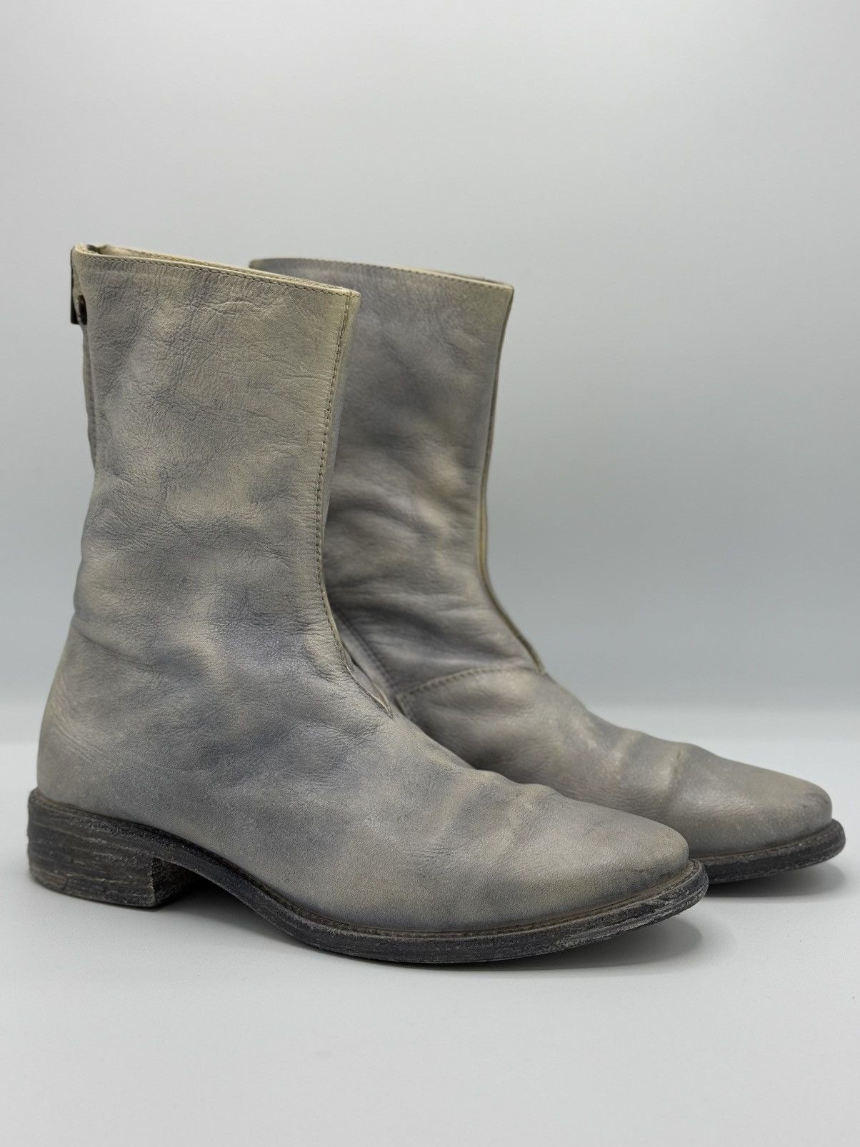 Carol christian poell - Scarred Tornado Zip Boots