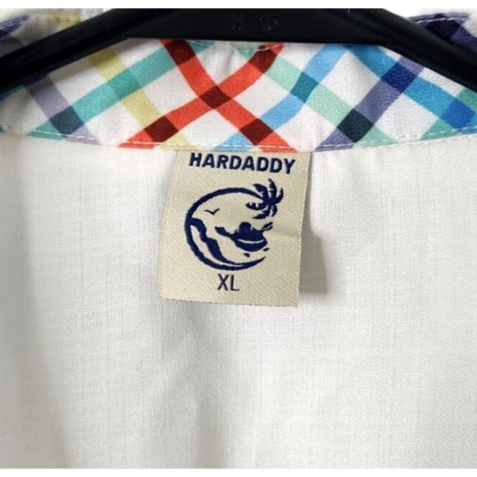 Vintage Hardaddy Mens XL Button-Up Shirt Short Sleeve Breathable Pockets White Size US XL / EU 56 / 4 - 5 Thumbnail