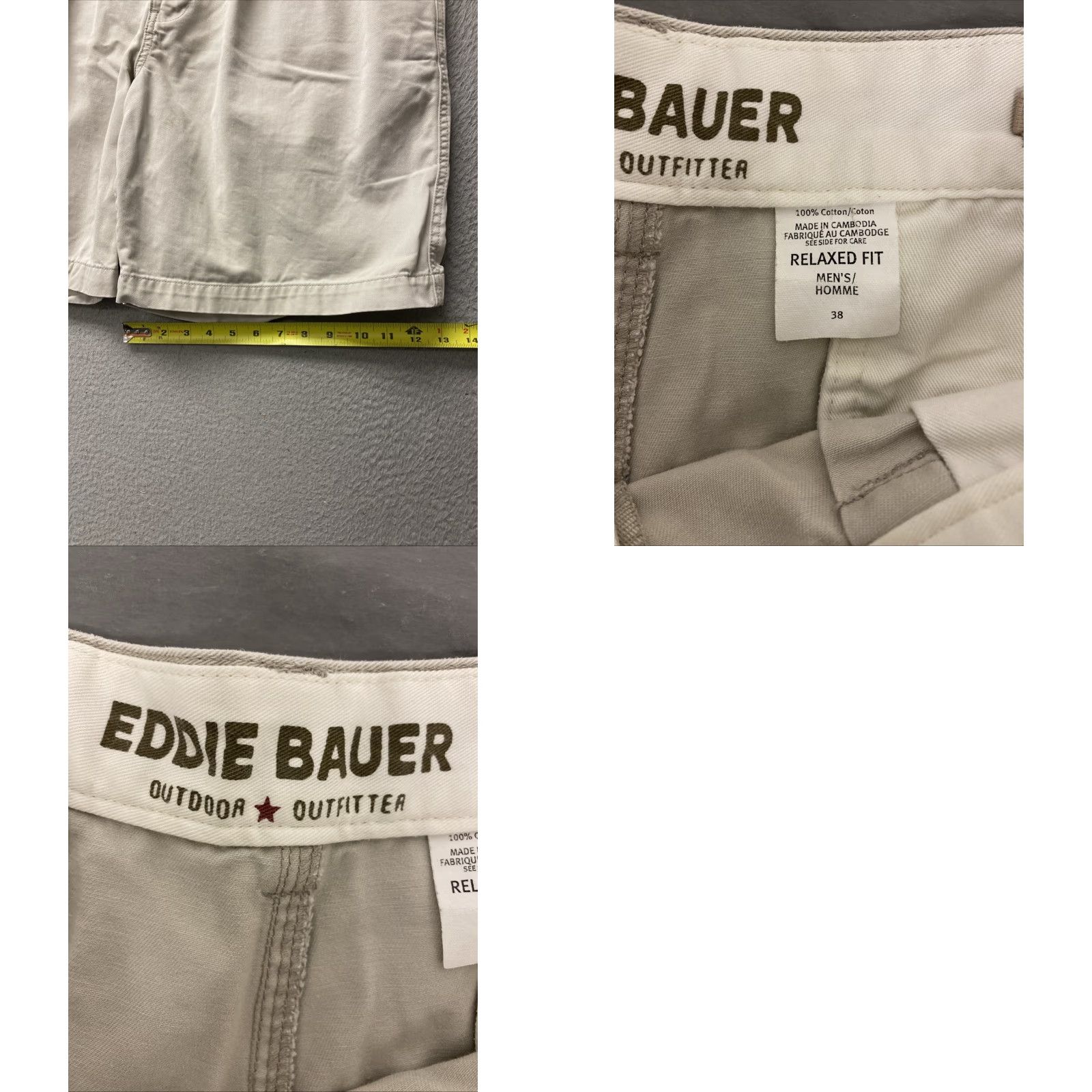 Eddie Bauer VINTAGE Eddie Bauer Men's Shorts Casual Travel 38 Khaki Cotton Chino Size US 38 / EU 54 - 8 Thumbnail