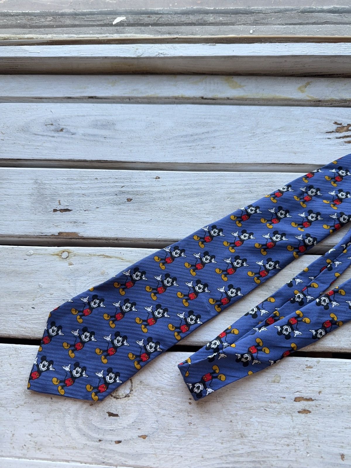 Cartoon Network × Disney × Vintage Vintage Disney Mickey Mouse All-Over Print Tie Made in Italy Size ONE SIZE - 2 Thumbnail