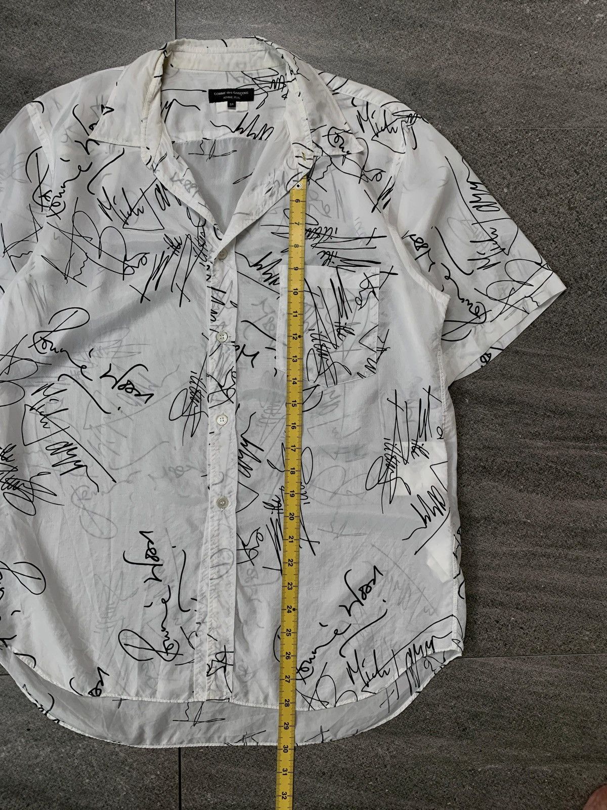 Comme des Garcons Homme Plus FREE IMPORT TAX 2005 Rolling Stones Collabs Silk Shirt Size US M / EU 48-50 / 2 - 9 Thumbnail
