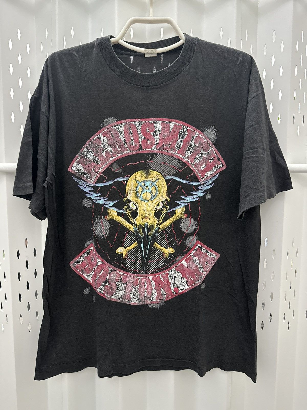 Aerosmith Vtg 90’s Aerosmith Japan Australia Pump Tour 90 TShirt Size US L / EU 52-54 / 3 - 1 Thumbnail