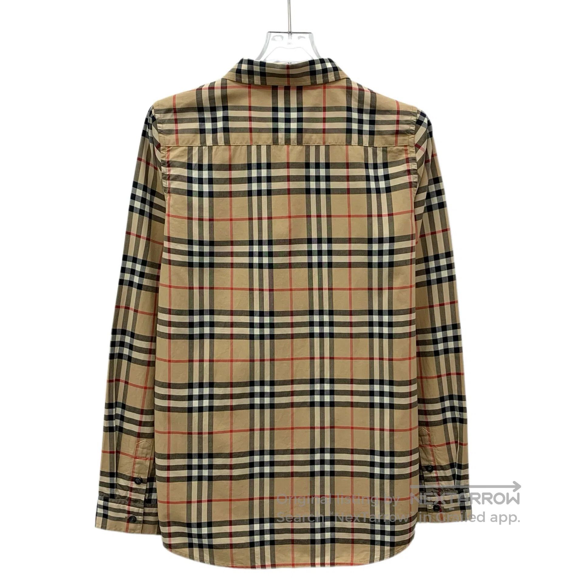 Burberry Burberry Size 14Y Brown classic check design cotton collar Size S / US 4 / IT 40 - 2 Thumbnail