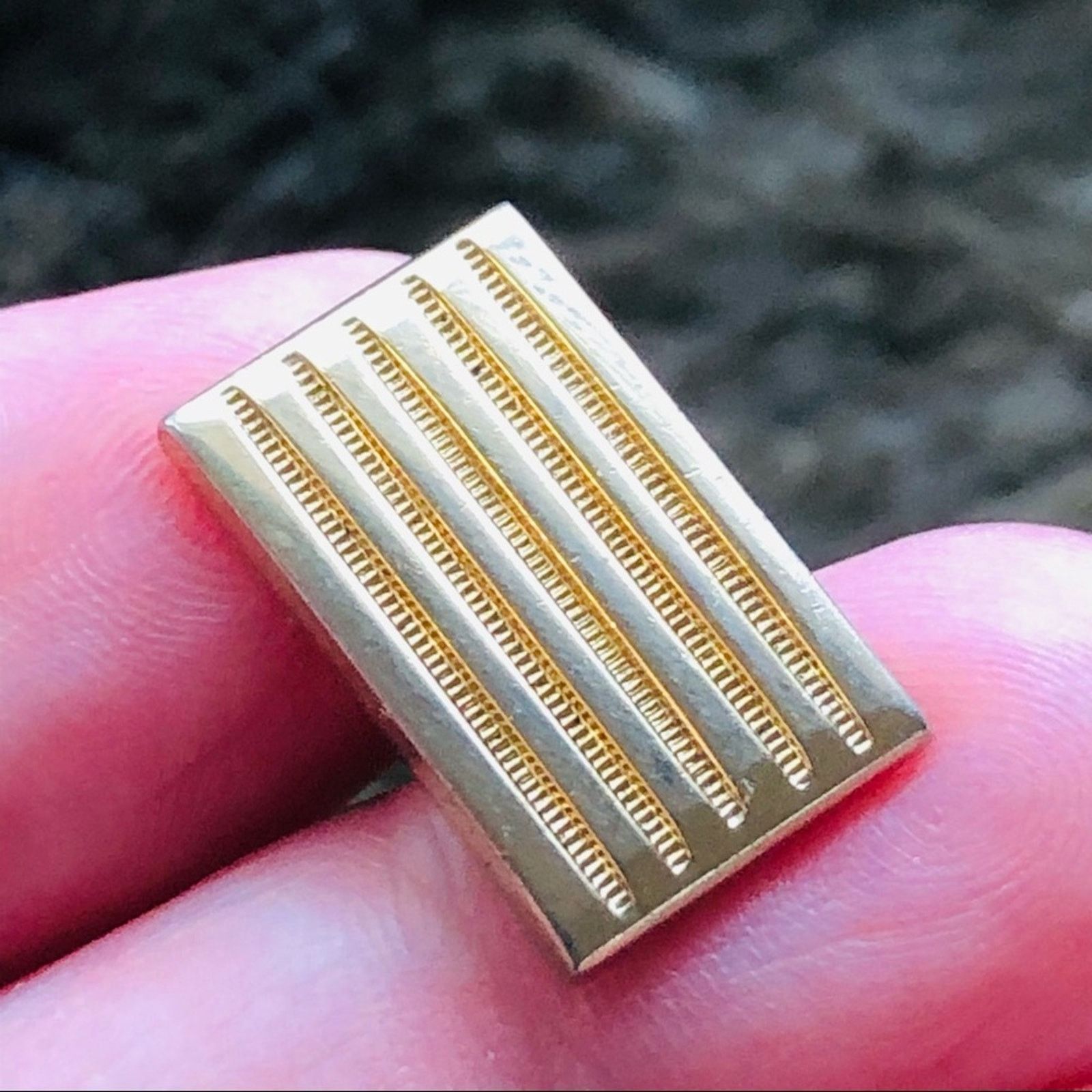 Vintage Vintage men’s Hickok gold rectangle cuff links Size ONE SIZE - 5 Thumbnail
