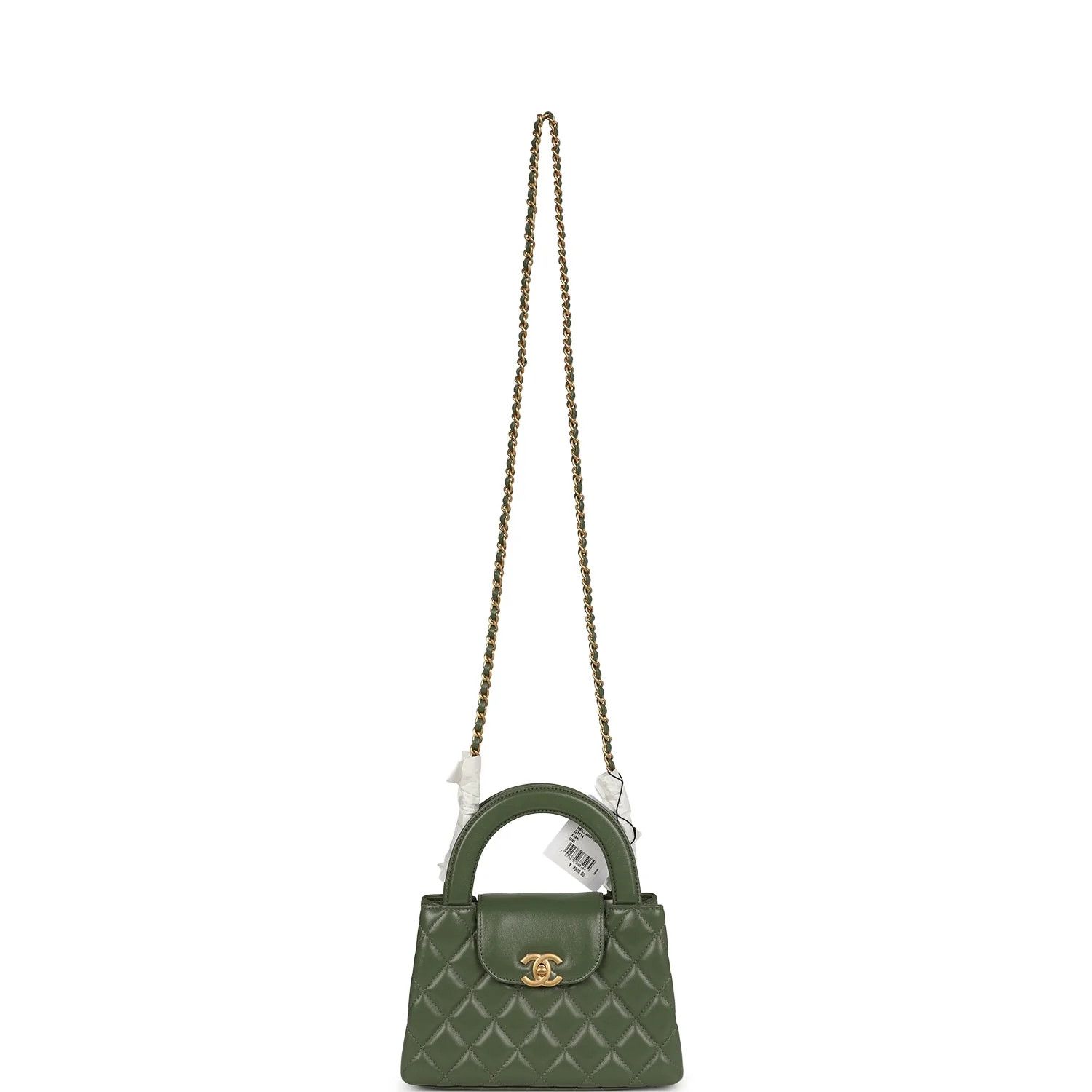 Chanel os11x0326 Size: OS / Small Kelly Shopper Bag in Green Size ONE SIZE - 6 Thumbnail