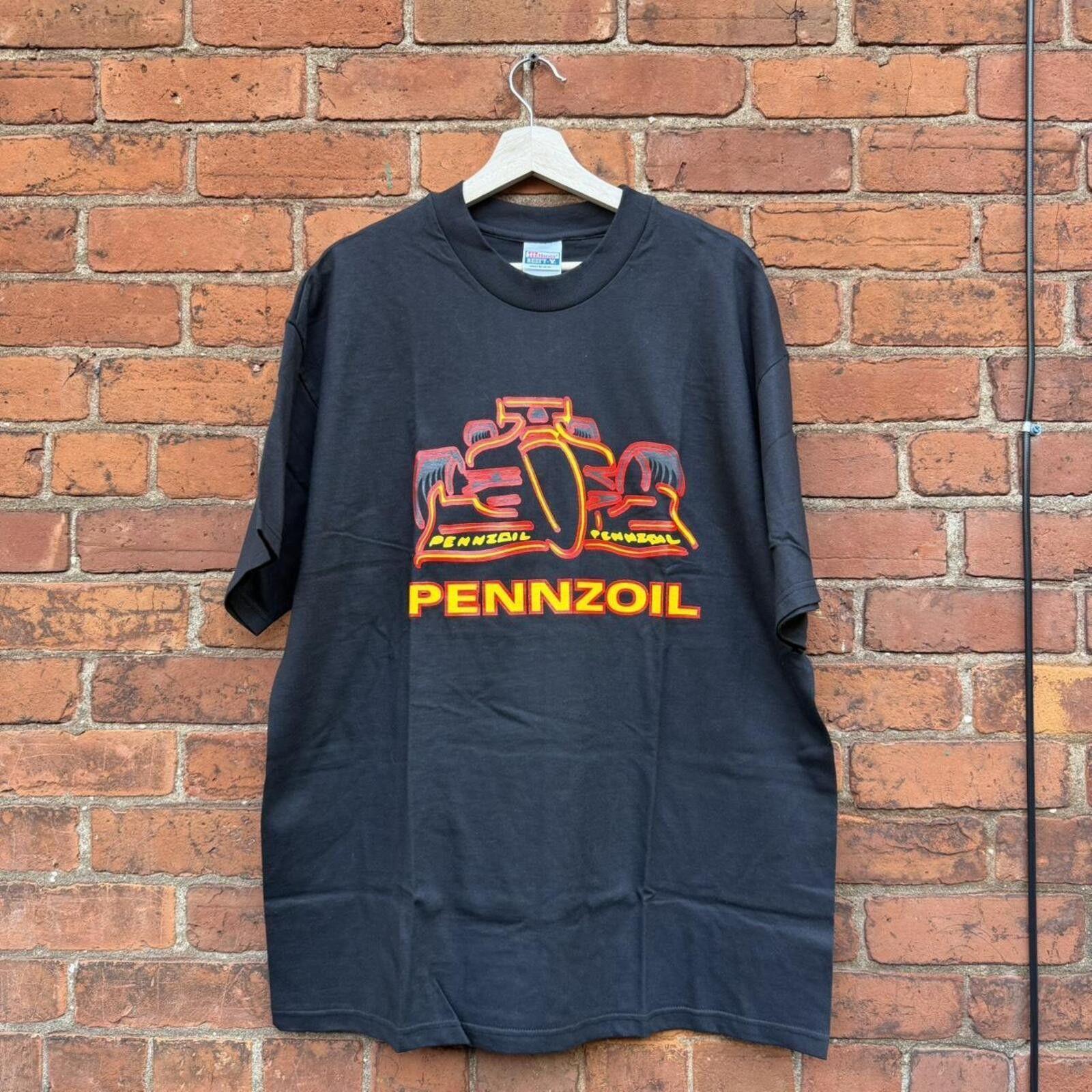 Hanes Vintage Ferrari pennzoil shirt XL 90s/00s Size US XL / EU 56 / 4 - 2 Thumbnail
