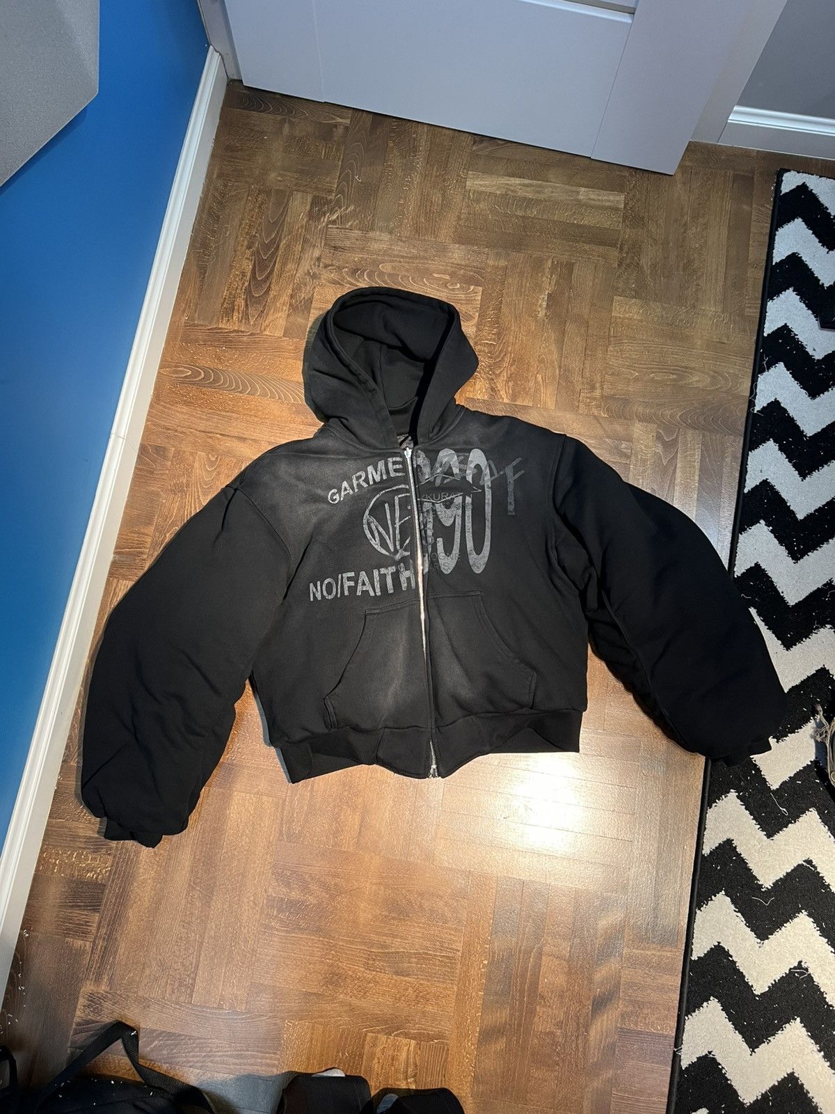 No Faith Studios Nofaithstudios reversible bomber jacket | Grailed
