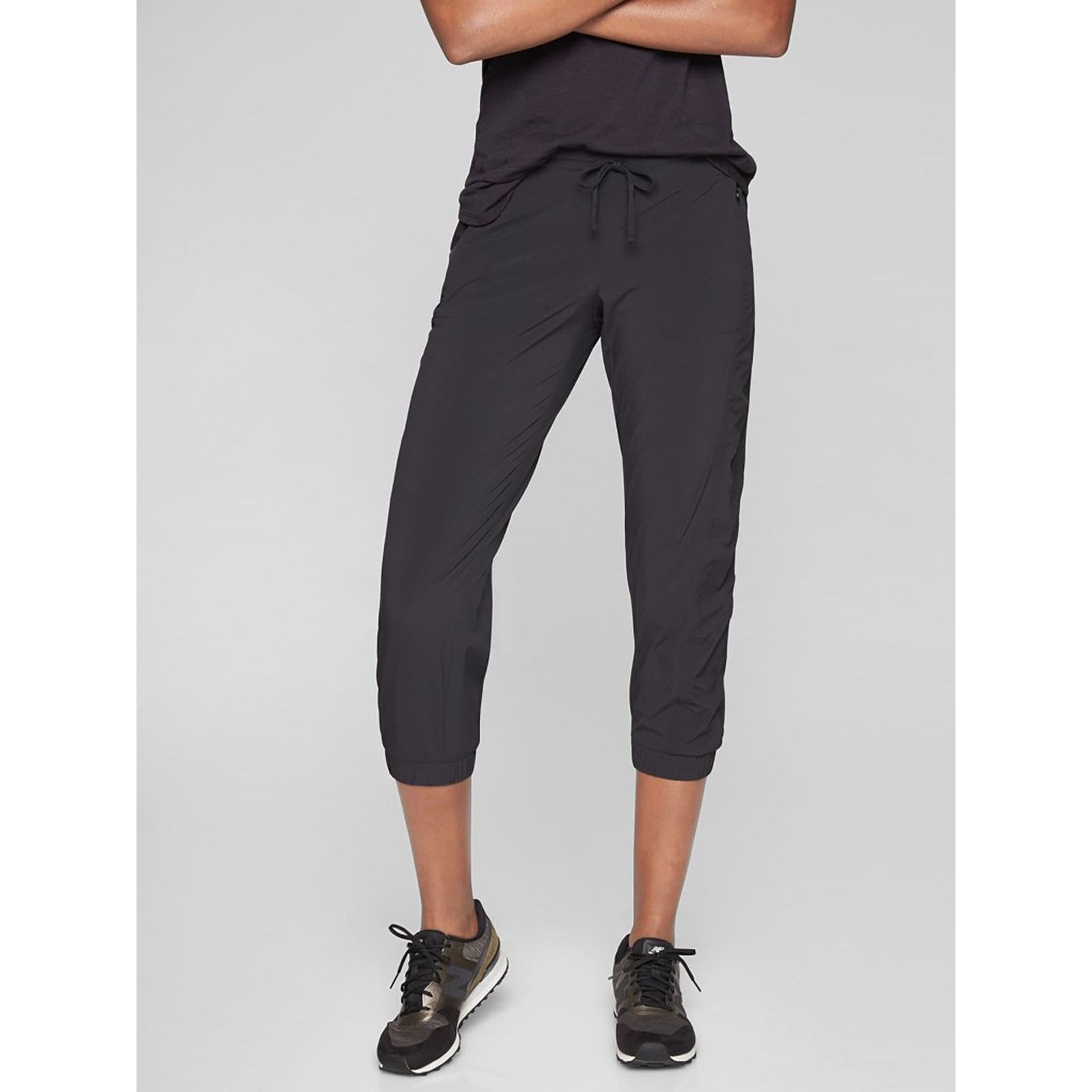 Athleta Athleta La Viva Capri Pants Black Low Rise Performance Gym 0 Size 25" / US 0 / IT 36 - 8 Thumbnail