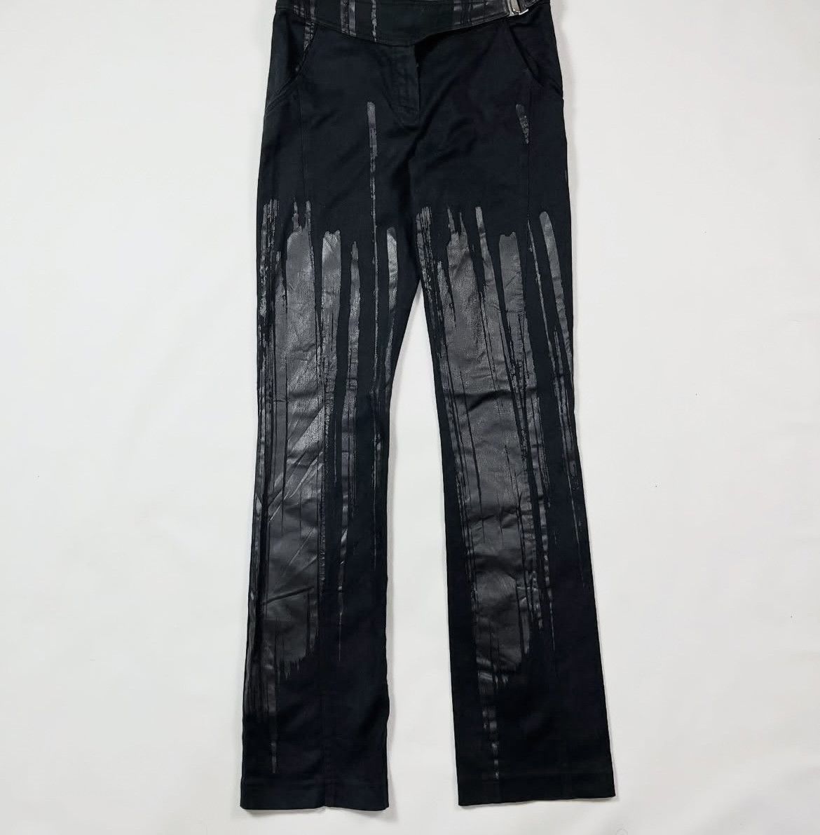 Hysteric Glamour 2000s Home Alive Italy Painted Hybrid Belt y2k Lgb Size US 27 - 1 Thumbnail