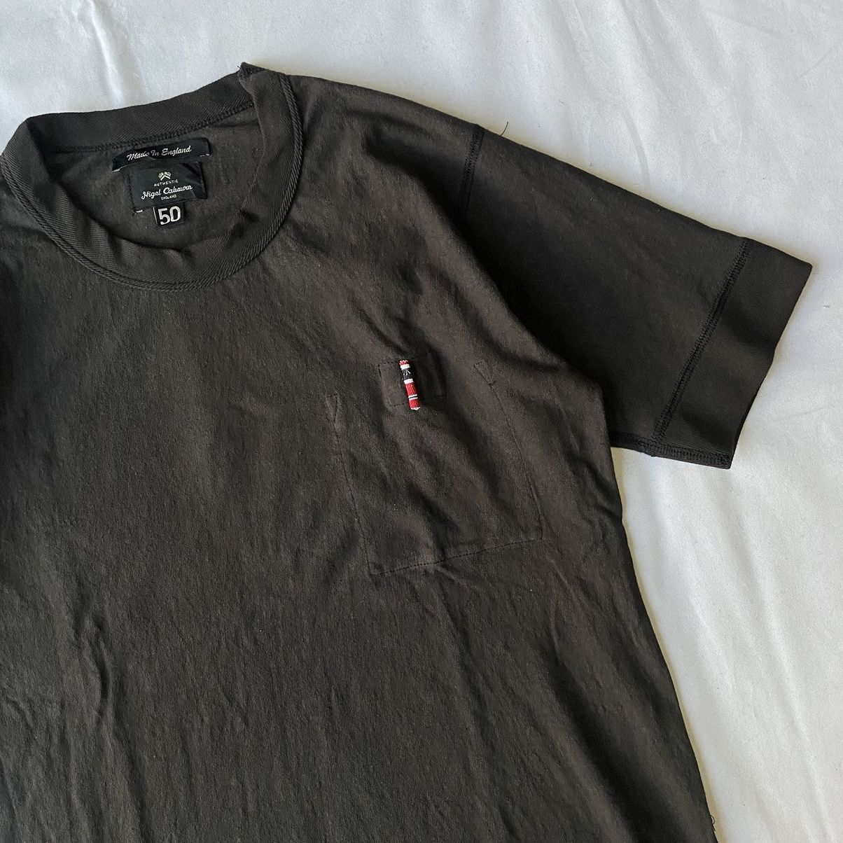 Nigel Cabourn × Vintage Vintage Military Nigel Cabourn Heavyweight Cotton Tees Size US M / EU 48-50 / 2 - 4 Thumbnail