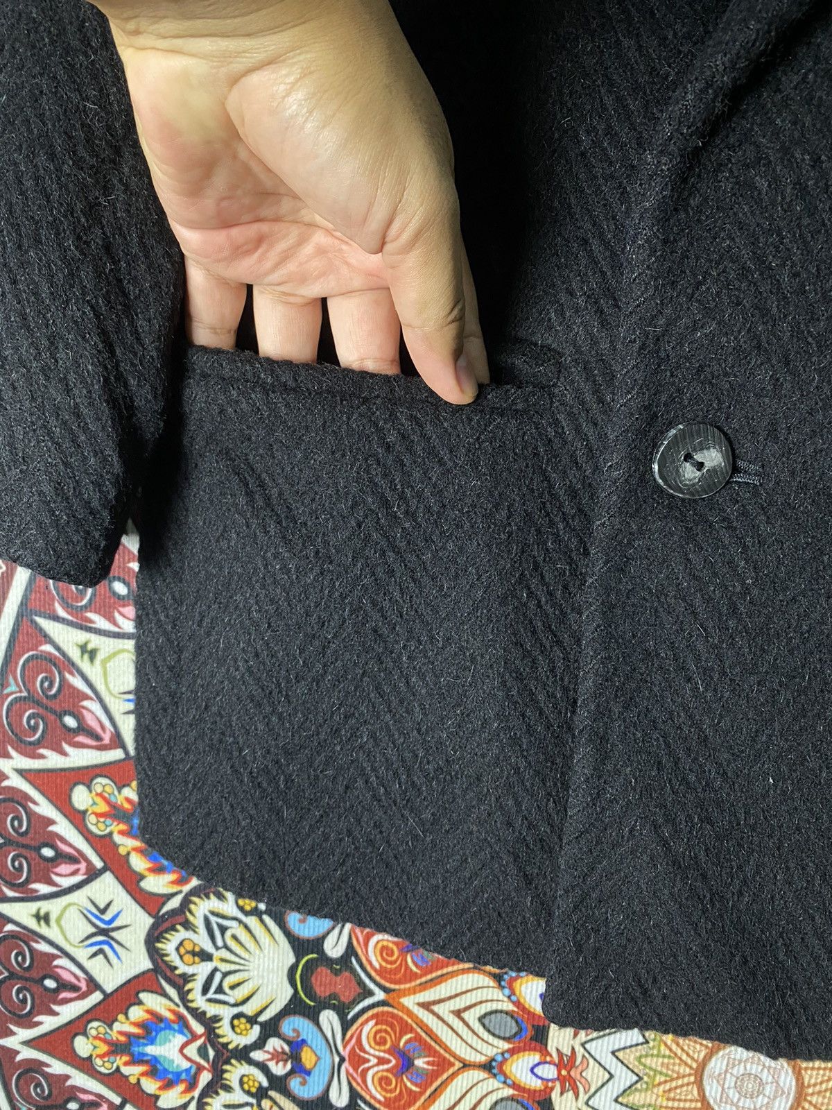 Japanese Brand La Troi Sieme Femme Wool Cashmere Blazer Size 40L - 5 Thumbnail