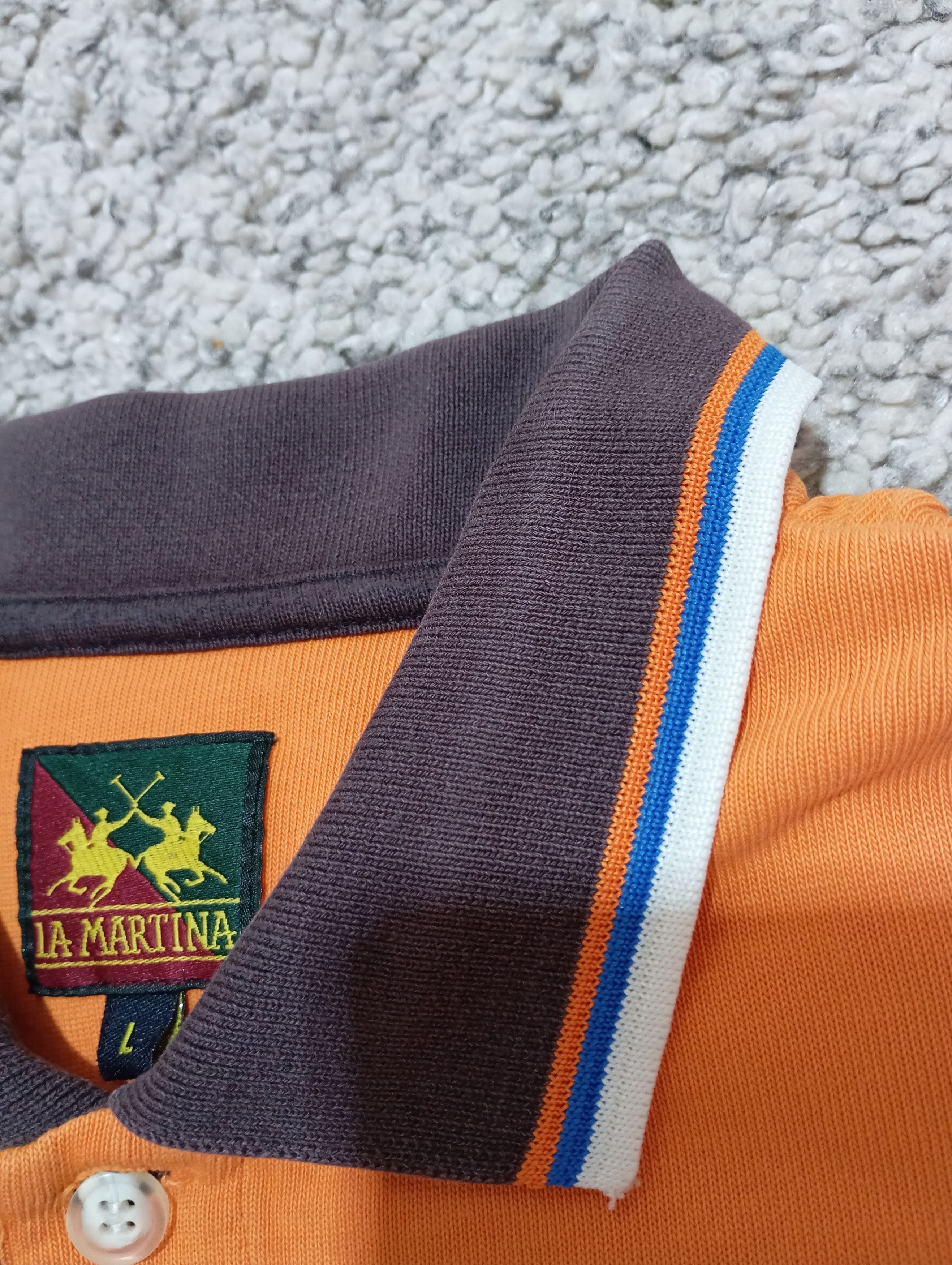 La Martina Vintage La Martina Abu Dhabi Rugby Polo Tshirt Size US L / EU 52-54 / 3 - 15 Thumbnail
