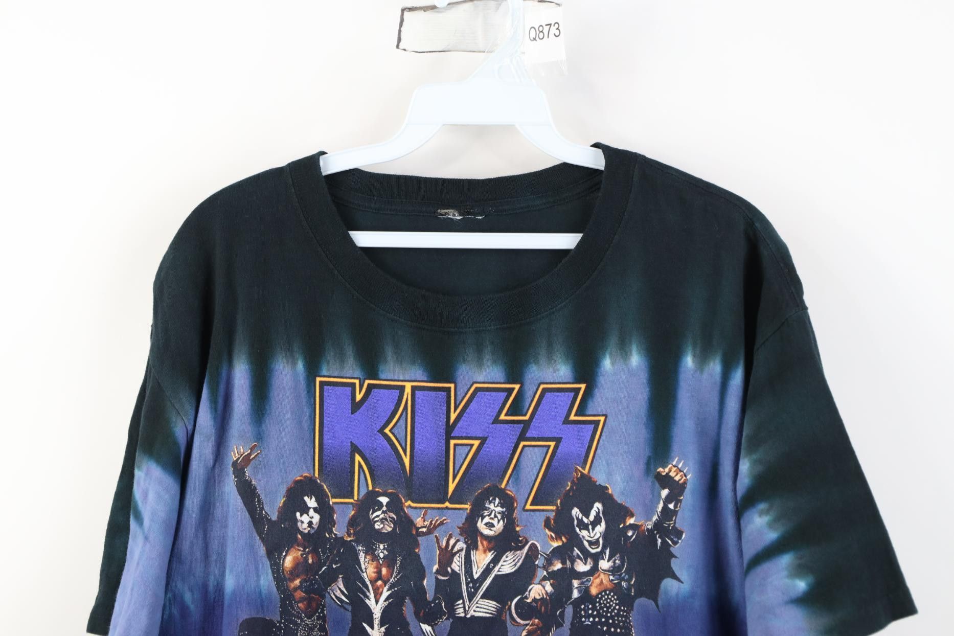 Vintage Vintage Y2K 2005 Tie Dye Destroyer Tour KISS Band T-Shirt Size US M / EU 48-50 / 2 - 2 Thumbnail