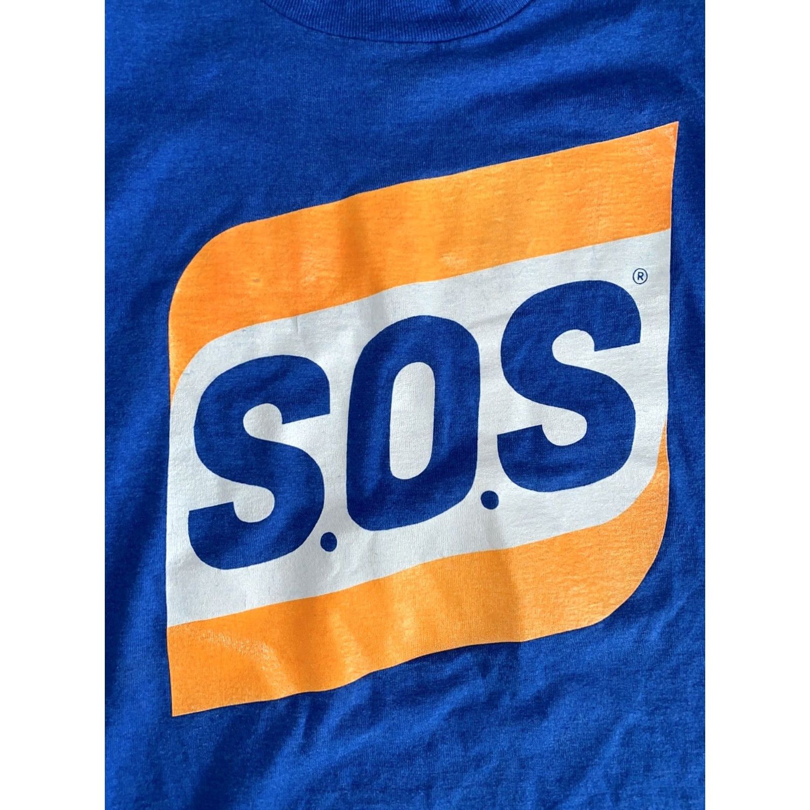Fruit Of The Loom VTG Fruit Of The Loom USA TEE S Mens Short Sleeve 1980s Blue Graphic Cotton Blend EUC Size US S / EU 44-46 / 1 - 4 Thumbnail