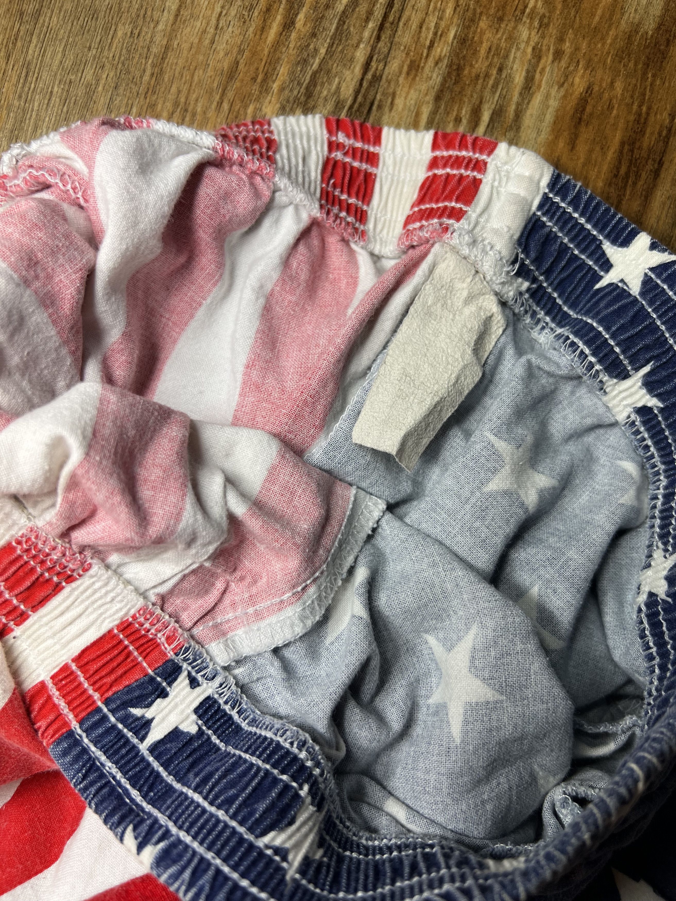 Vintage Vintage 80's International Baggyz American Flag Pants Size 22" - 4 Thumbnail