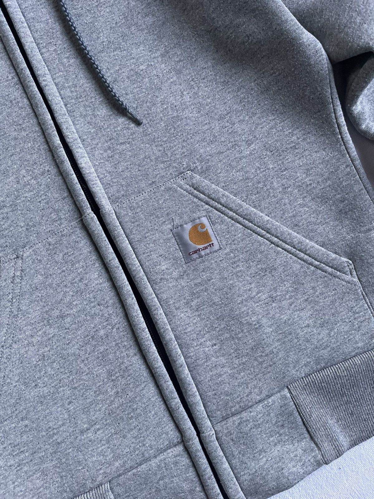 Carhartt Carhartt Women’s Zip Hoodie Grey – Size S – Fleece Size S / US 4 / IT 40 - 4 Thumbnail
