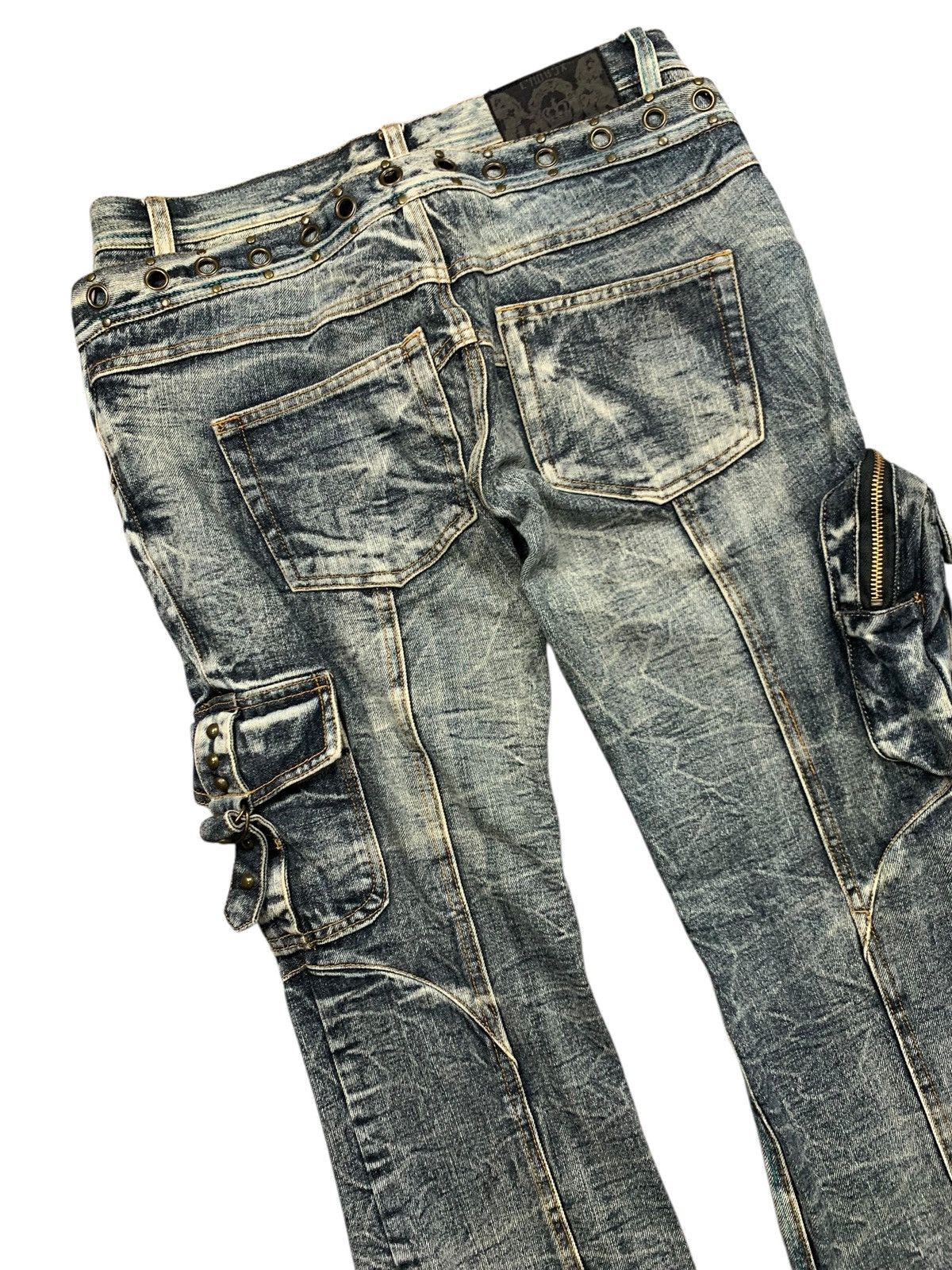 LOWBOX Y2k LOWBOX double waist flared seditionaries 3D pocket ifsix Size US 30 / EU 46 - 7 Thumbnail