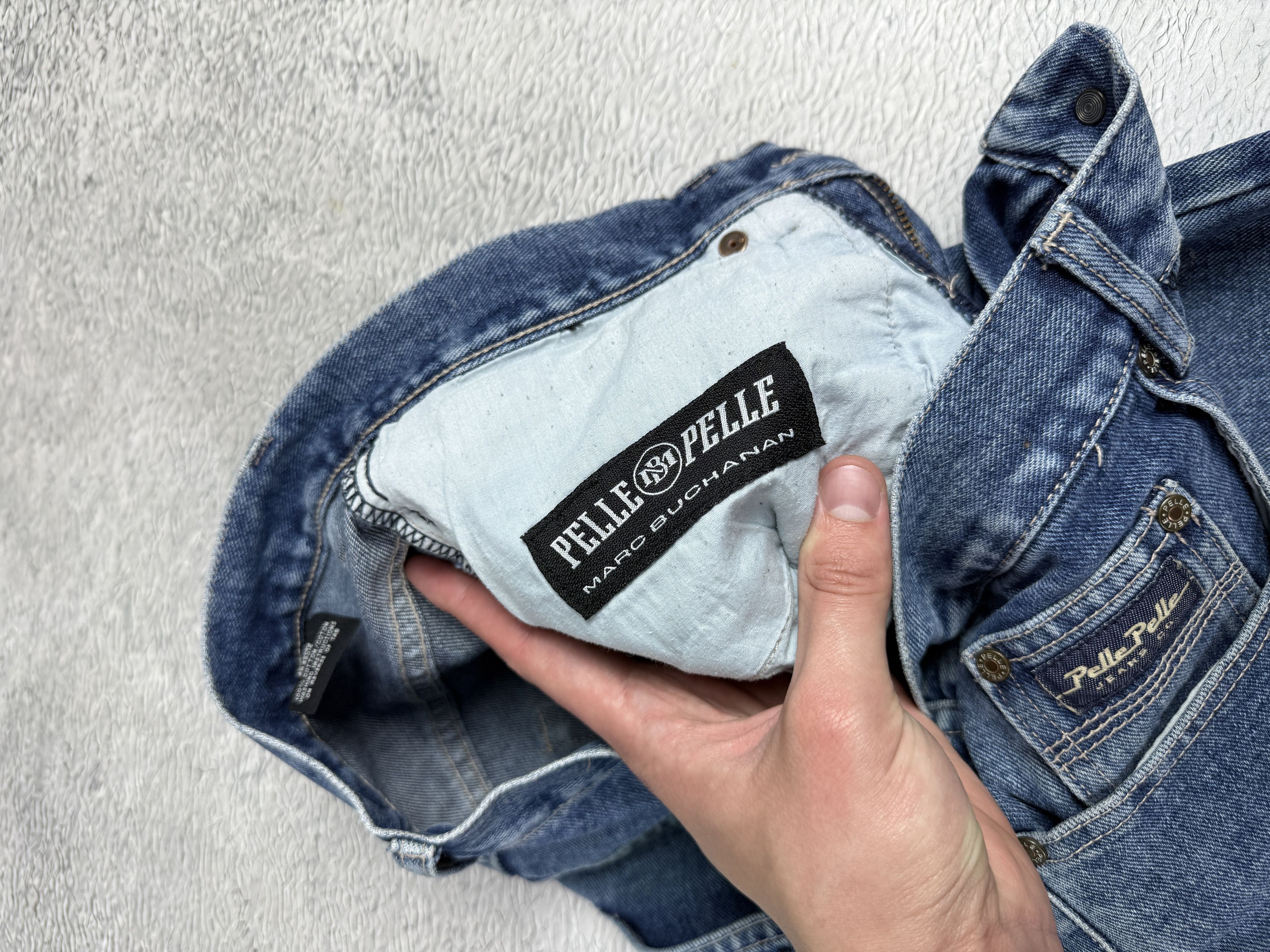 JNCO × Pelle Pelle Pelle Pelle Vintage Jeans Baggy Marc Buchanan Streetwear Size US 28 / EU 44 - 7 Thumbnail