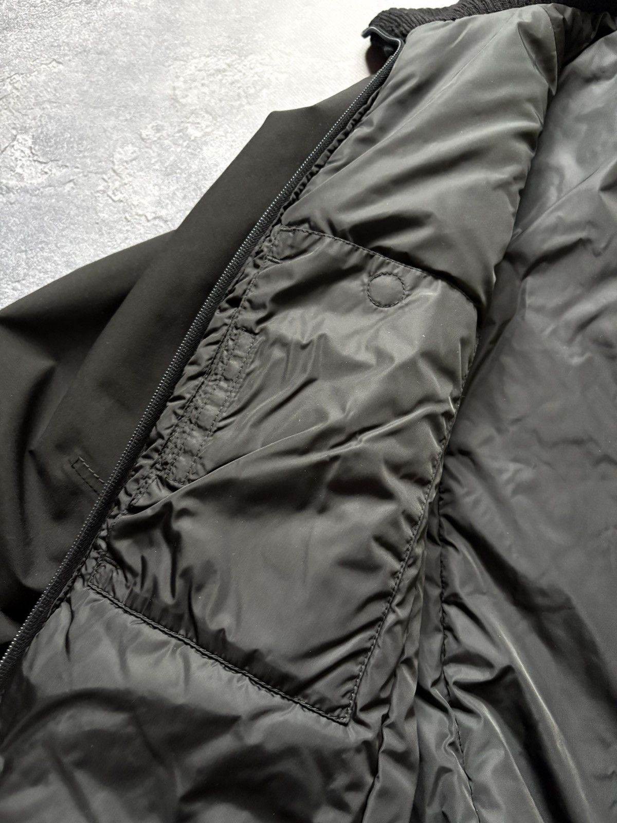 Prada Vintage Prada Red Tab Luxury Women’s Black Parka Size 44 Size M / US 6-8 / IT 42-44 - 14 Thumbnail