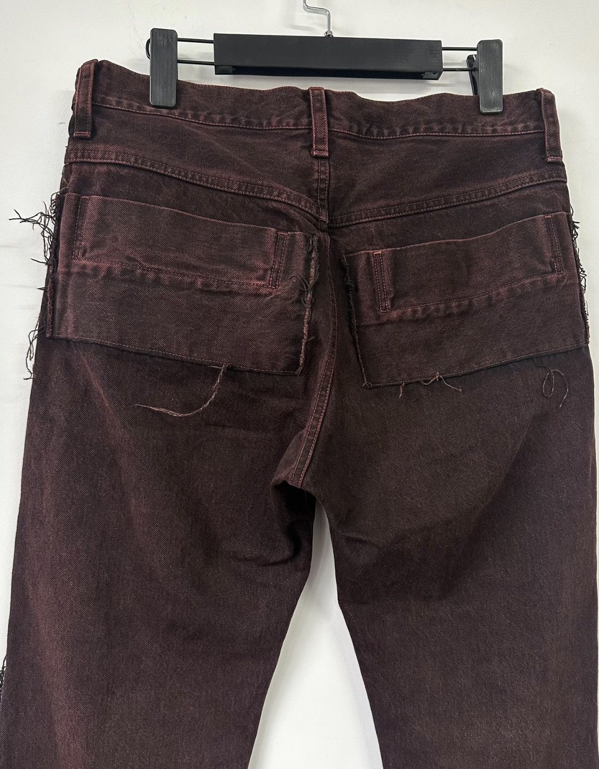 Yohji Yamamoto Yohji Yamamoto Pour Homme 2012AW Slim fit denim jeans K7 Size US 32 / EU 48 - 4 Thumbnail