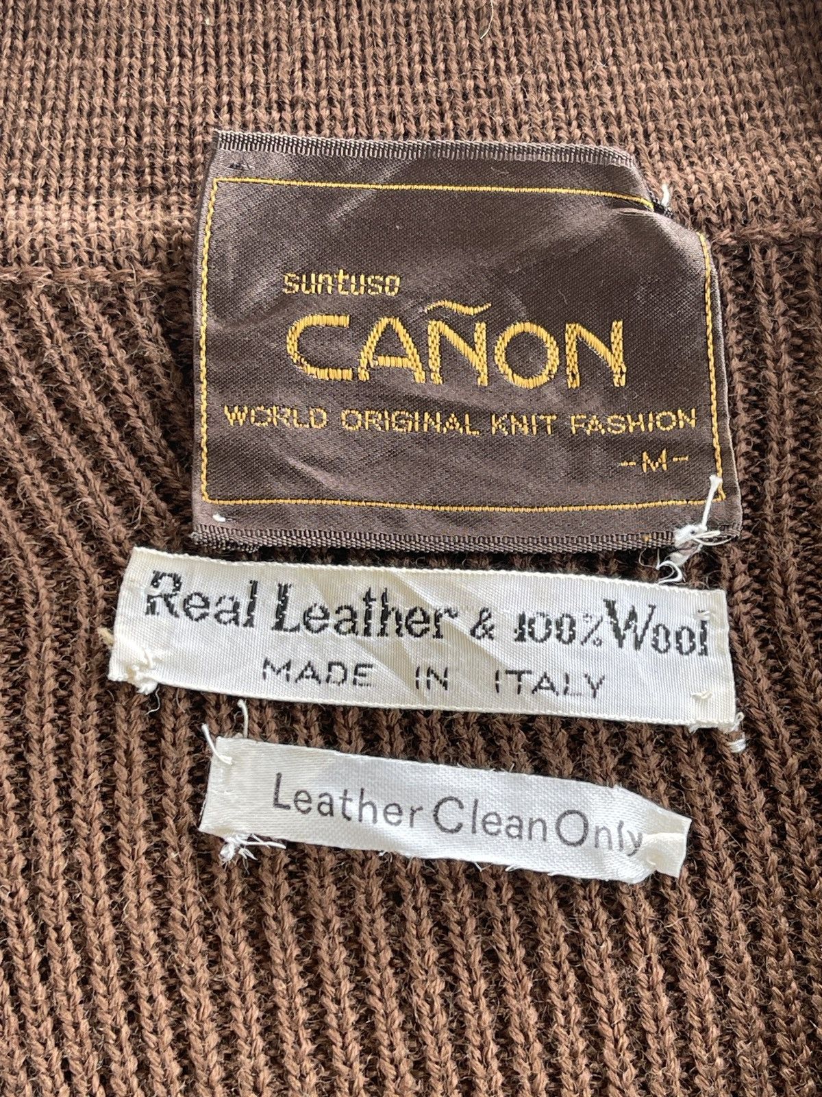 Vintage RARE❗️1950s Canon Real Fur Horse Leather Knit Size US M / EU 48-50 / 2 - 12 Thumbnail