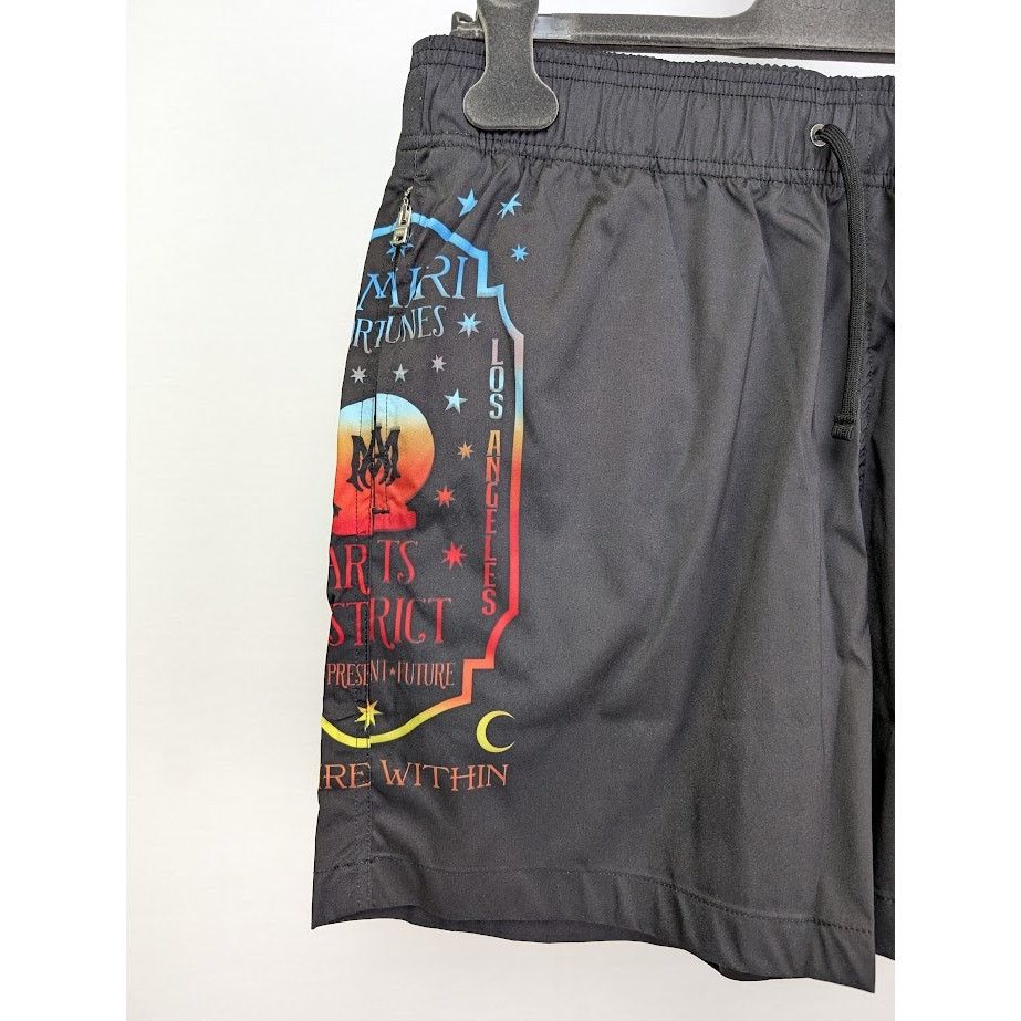 Amiri o1rshd1 Fortune Swim Trunk Shorts in Black Size US 32 / EU 48 - 6 Thumbnail