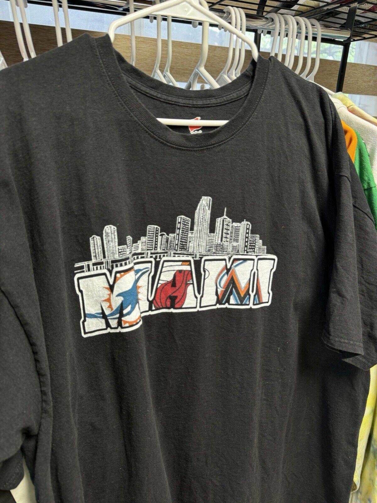 Hanes Hanes Miami Home Teams Tshirt Size US XXL / EU 58 / 5 - 2 Thumbnail