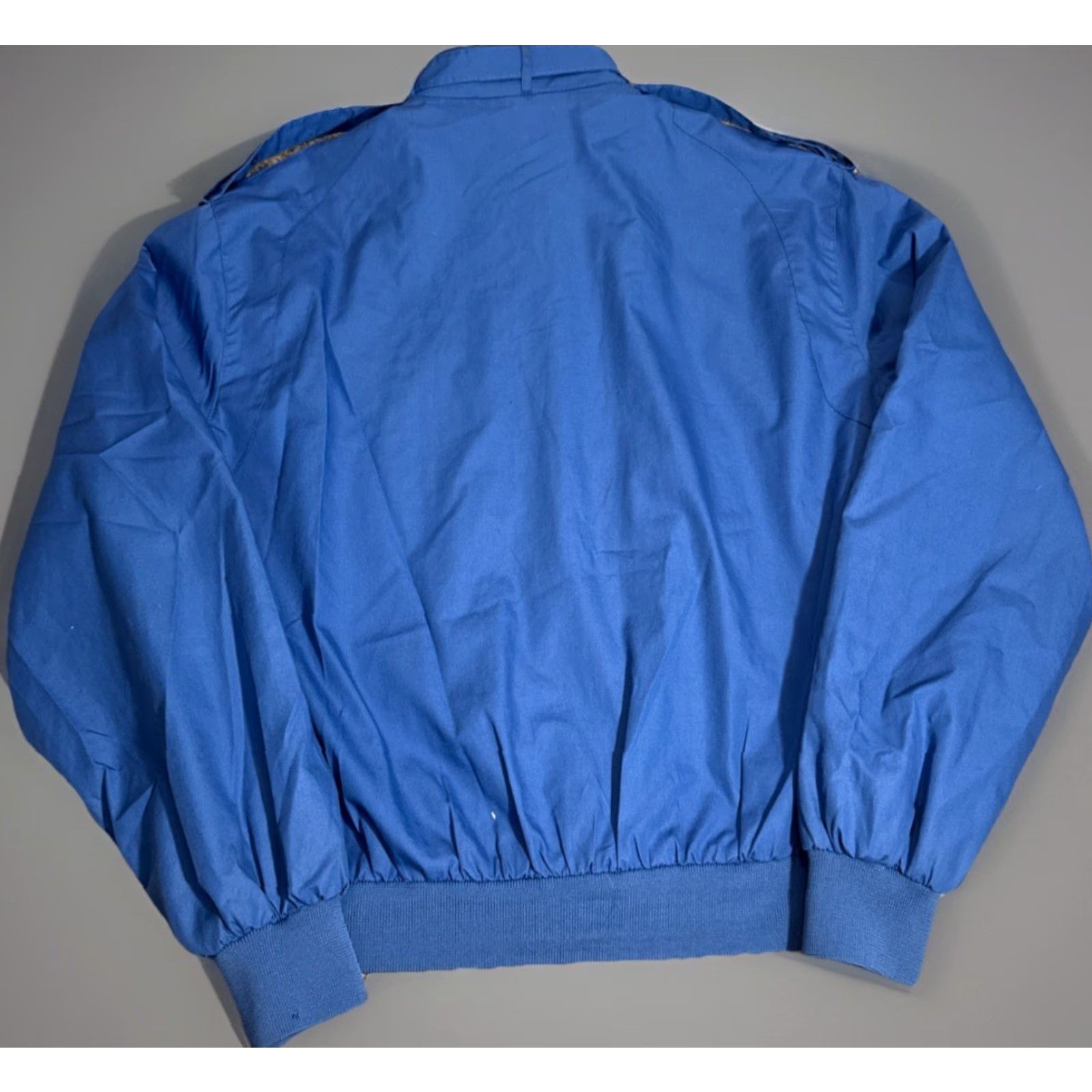 Vintage VINTAGE Knightsbridge Blue Basic Lightweight Full Zip Jacket M Regular Men 80s Nylon Size US M / EU 48-50 / 2 - 2 Thumbnail